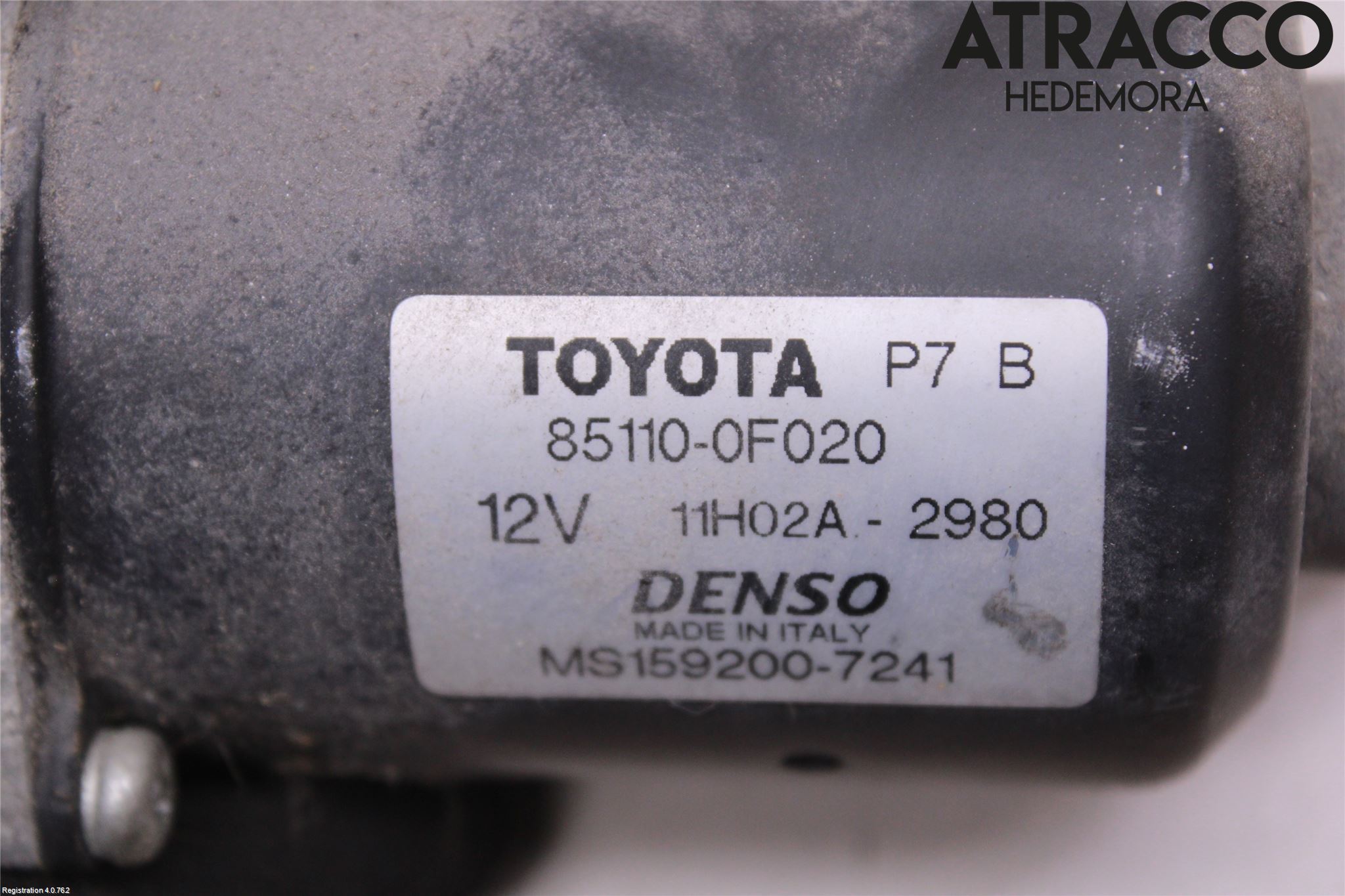 Toyota COROLLA VERSO 04-07 Torkarmotor Vindruta