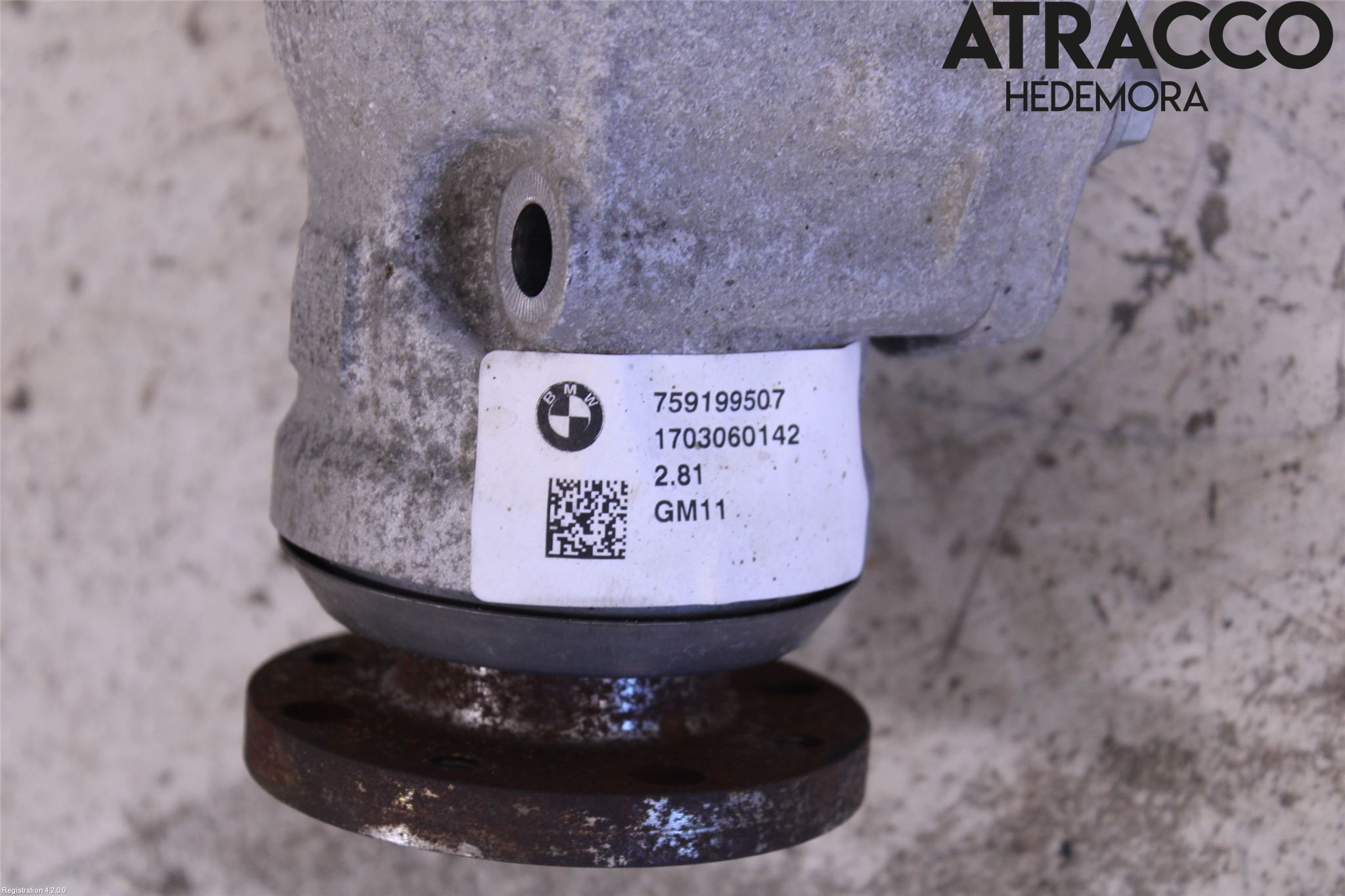 BMW 3 F30/F31/F80 12-19 Framvagn Diffrential