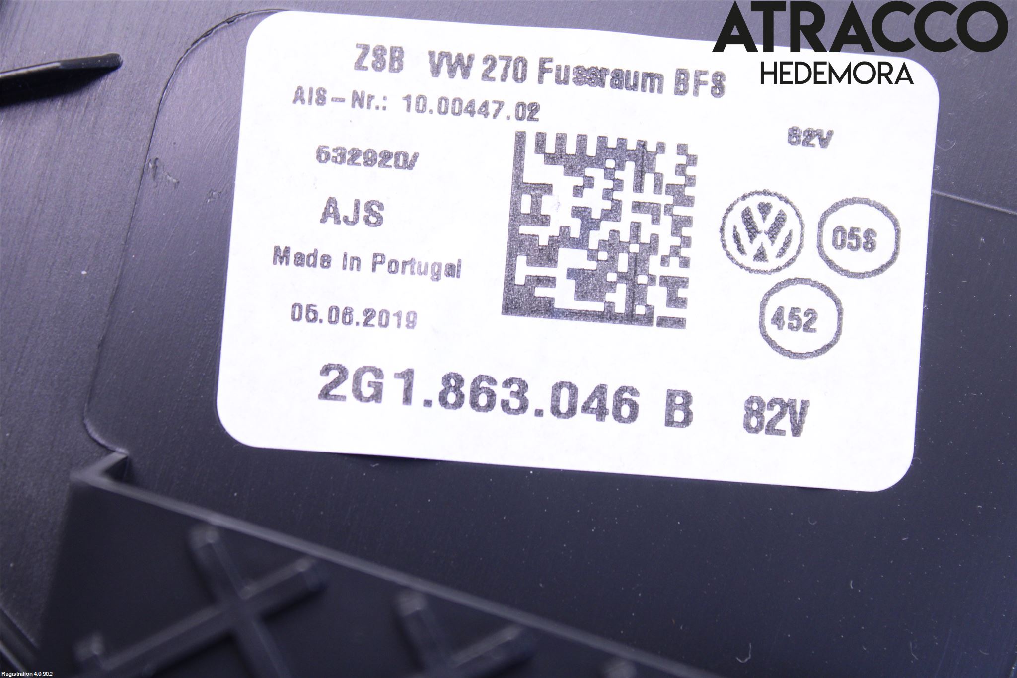 Volkswagen VW POLO VI 18->> Inr Tunnelfack