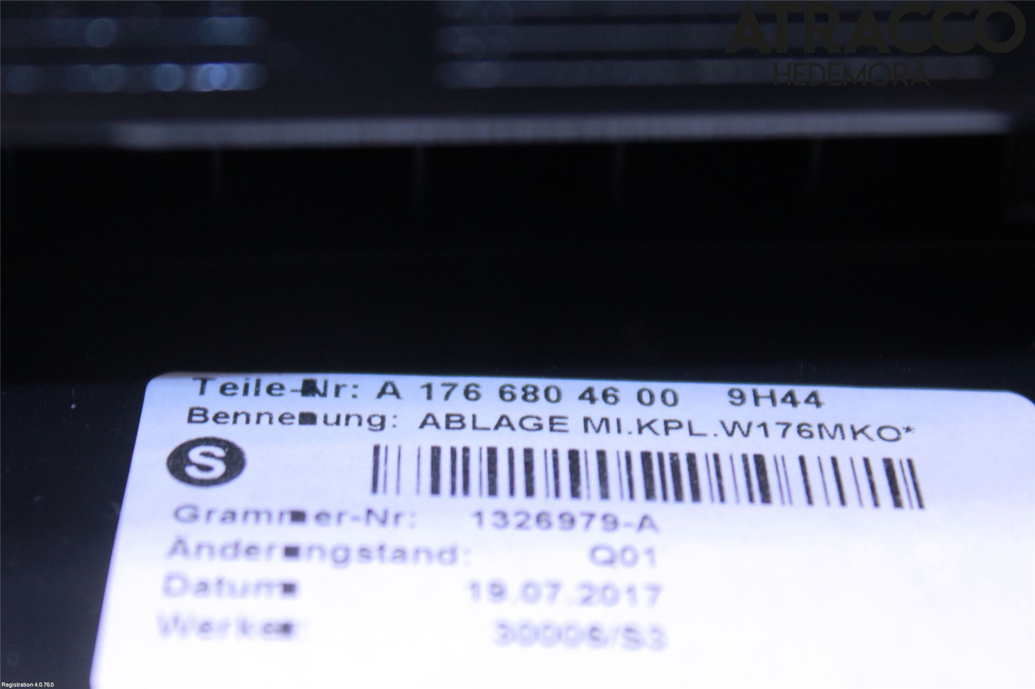 Mercedes-Benz MB CLA-KLASS (C117/X117) 13-19 Instrumentkonsoll Mitt