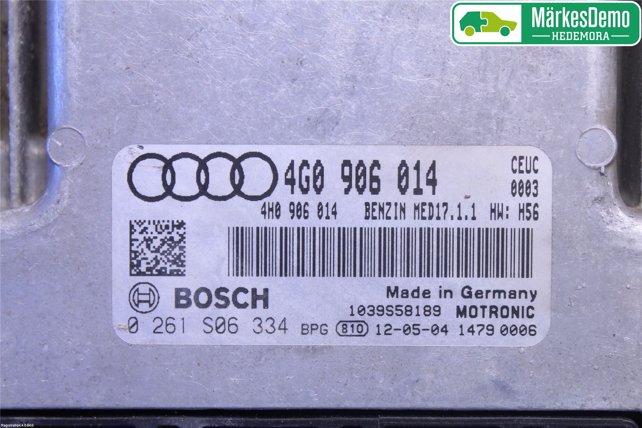 Audi A6/S6 4G 11-18 Styrenhet Insprut Bensin