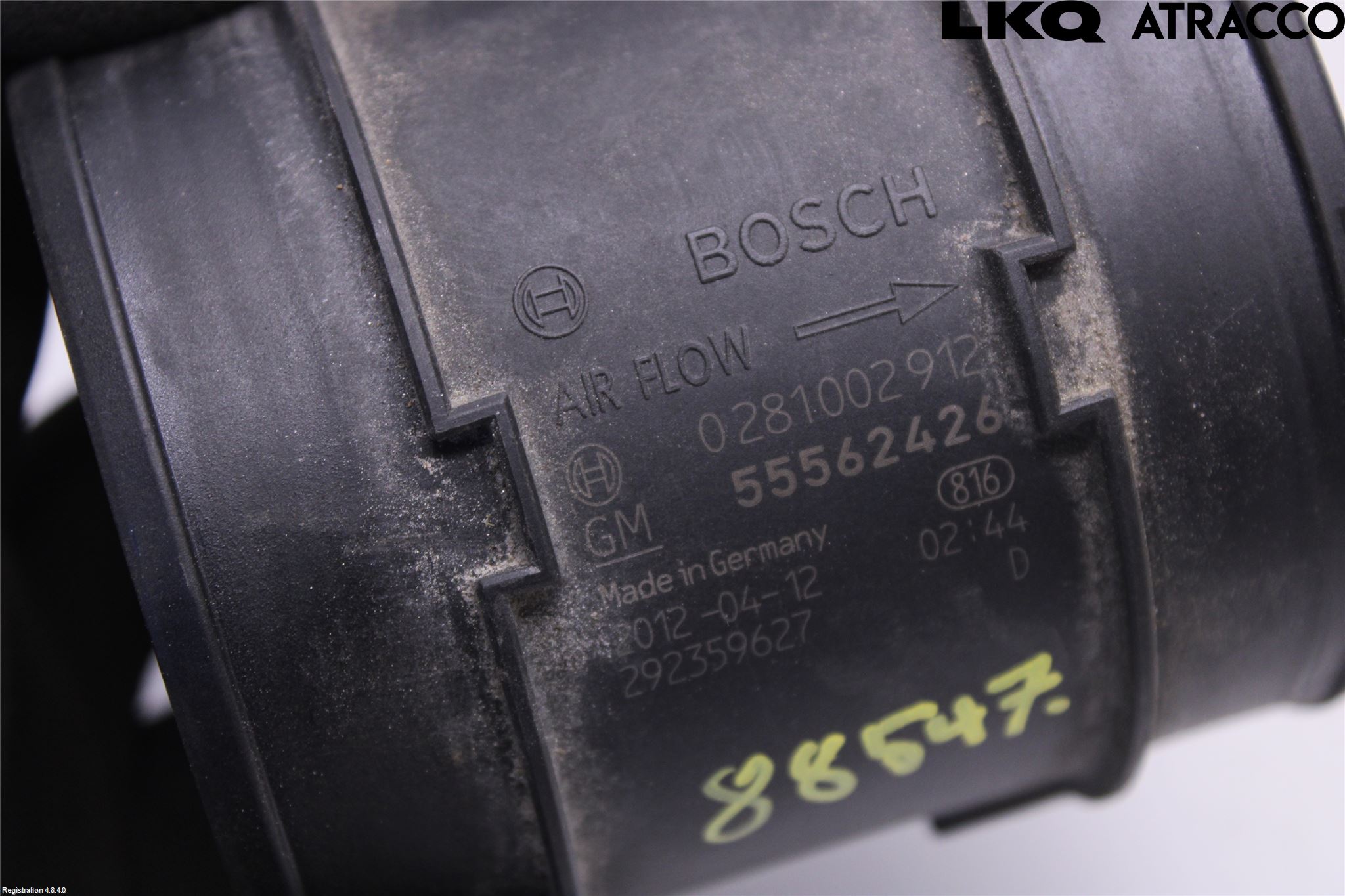 Opel INSIGNIA 09-16 Injluftmassamätare