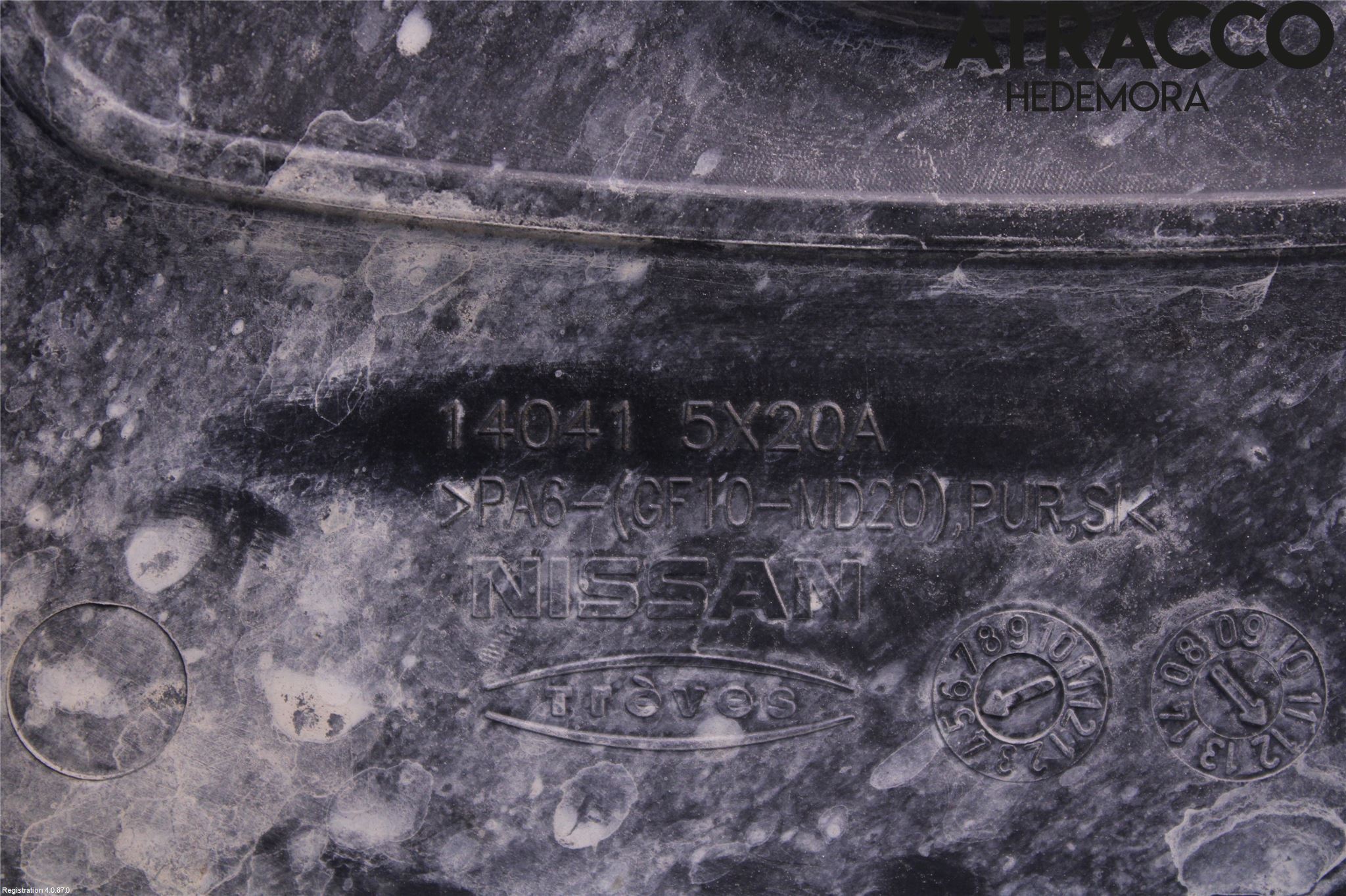 Nissan NAVARA 05-16 Motorkåpa