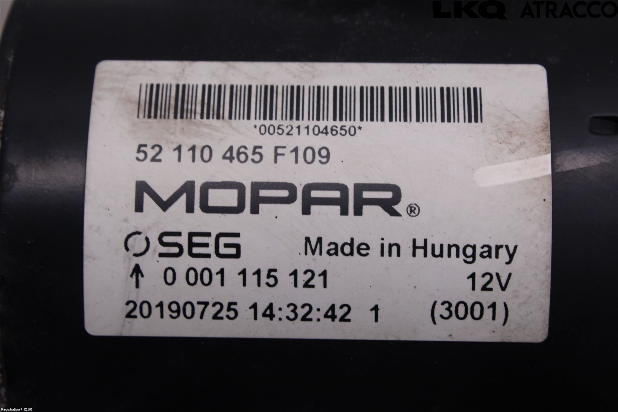 Husbil, husvagn HUSBIL CHAUSSON Startmotor Diesel