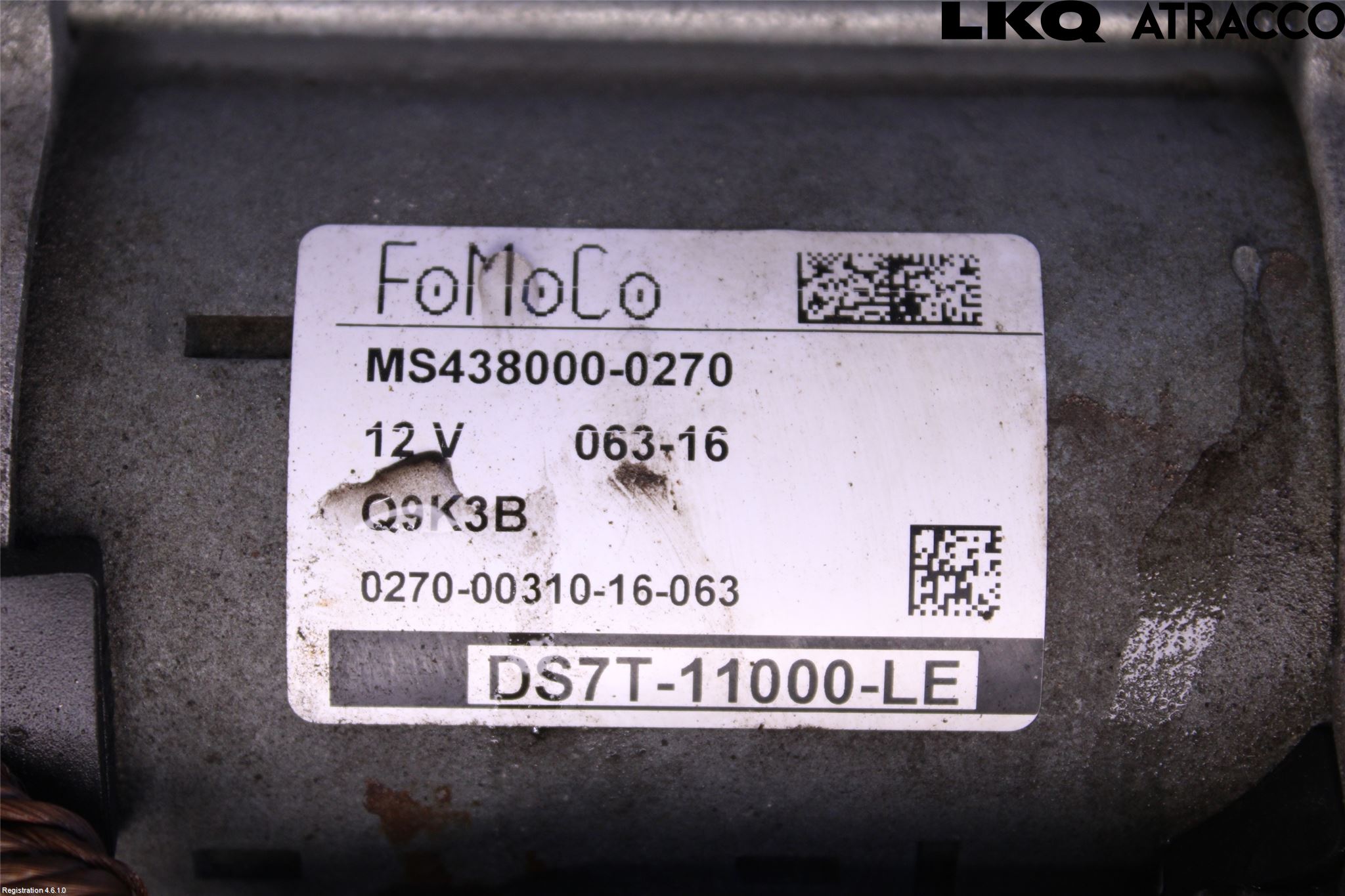 Ford KUGA 13-16 Startmotor Diesel