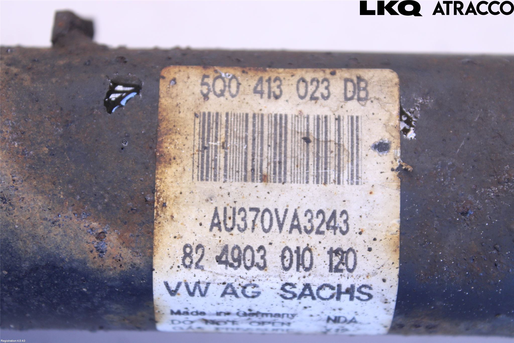 Audi A3/S3 8V 13-20 Fjäderben Fram Vänster