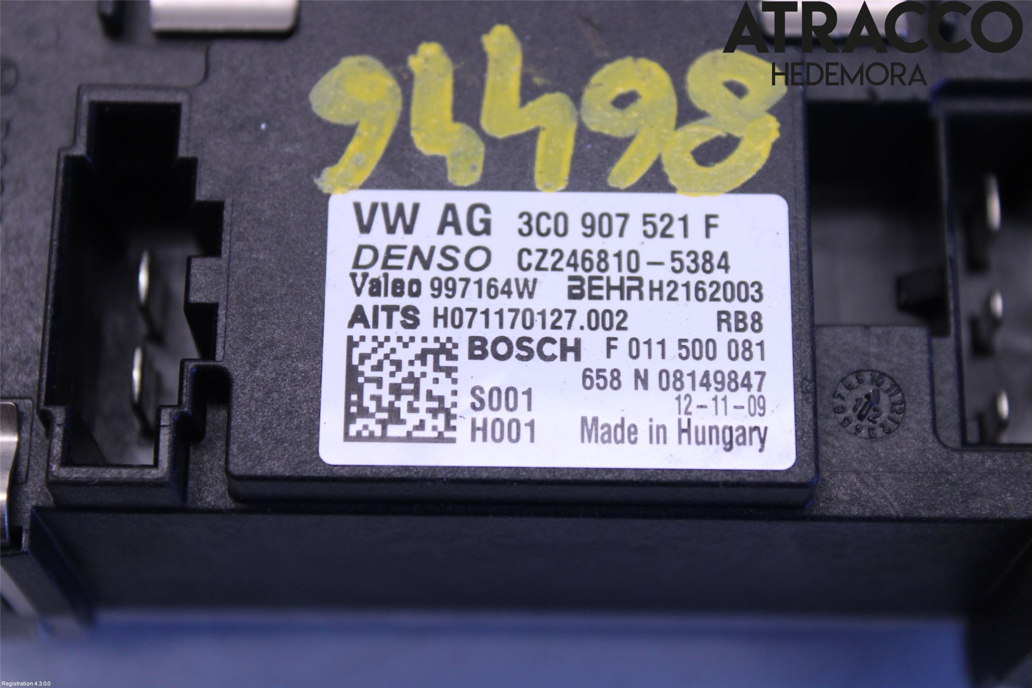 Audi A3/S3 05-13 Värmefläktsmotstånd