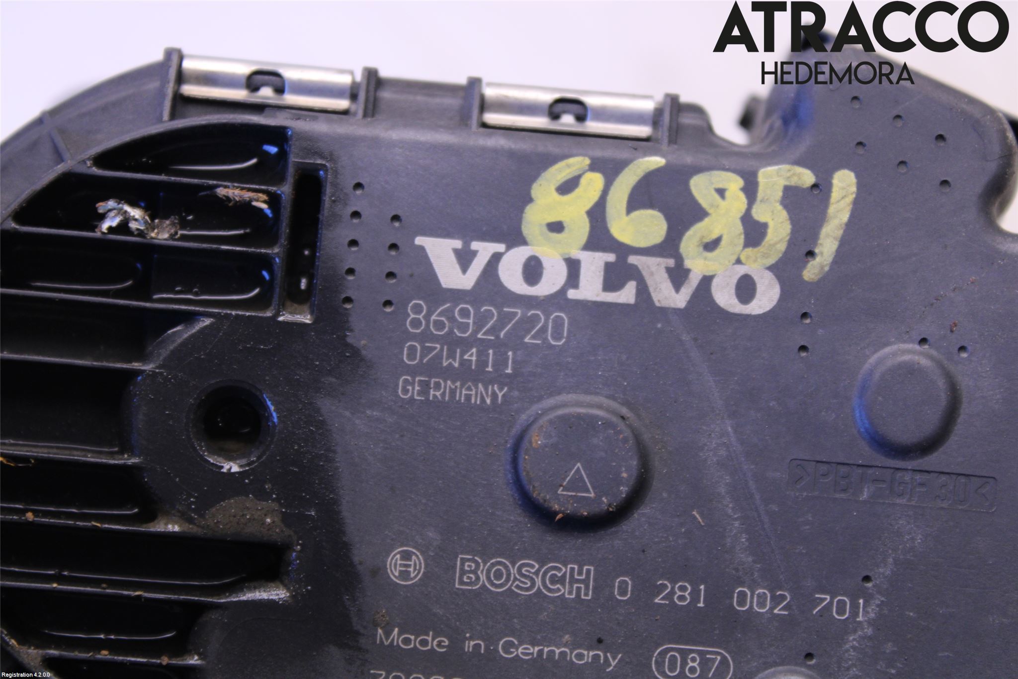 Volvo V70 08-13 Injspjällhus