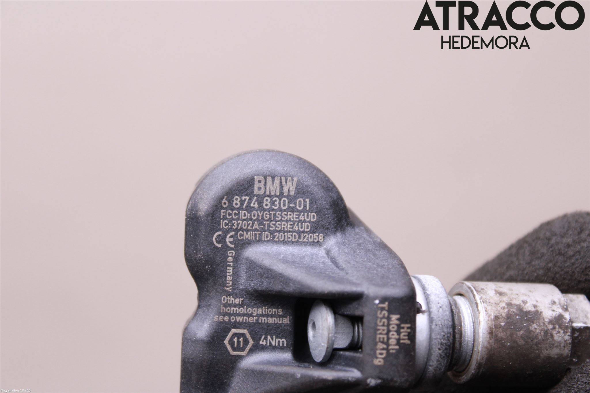 BMW 4 F36 Gran Coupé 14-20 Givare Däcktryck