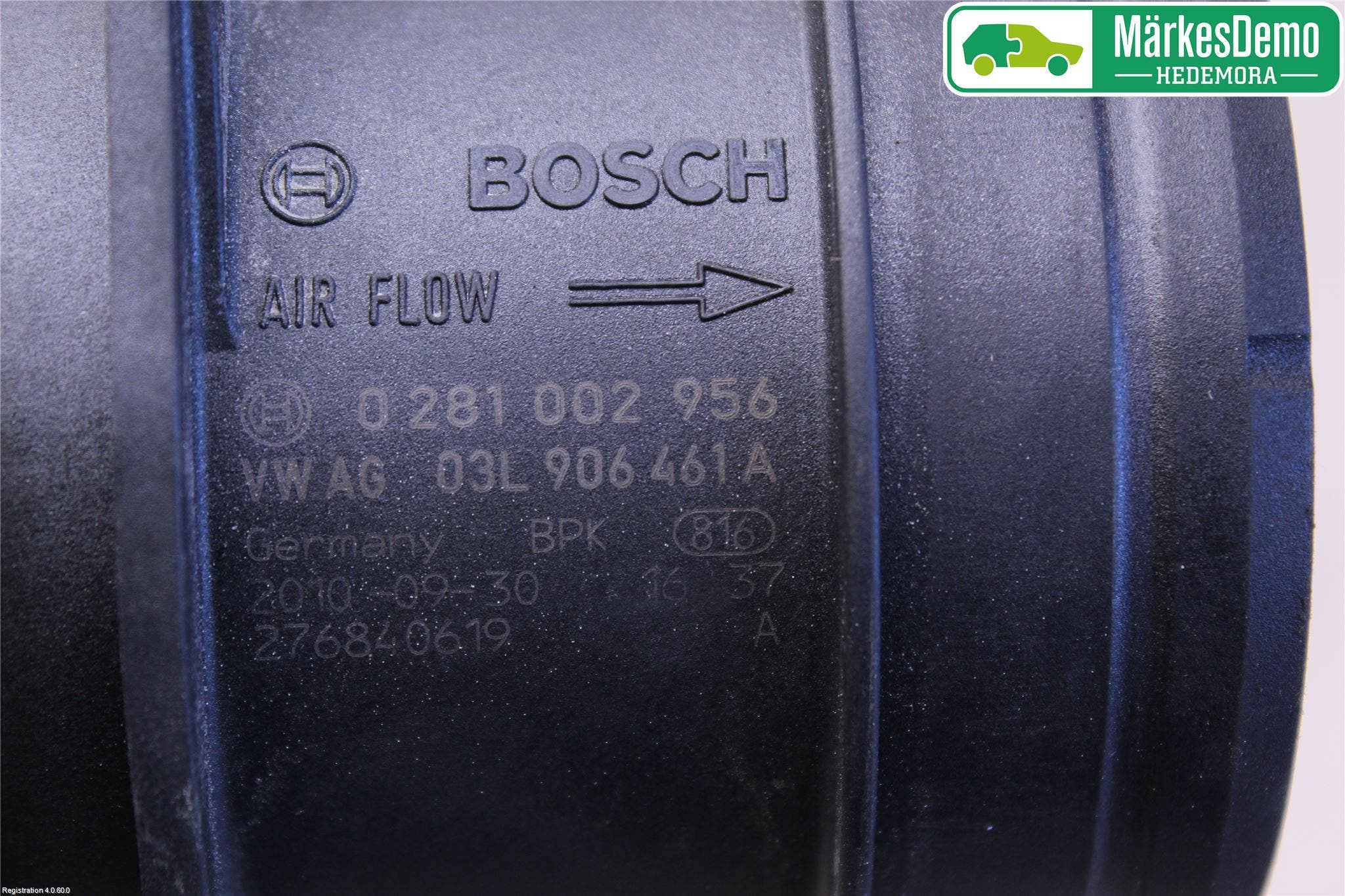 Volkswagen VW SHARAN 11- Injluftmassamätare