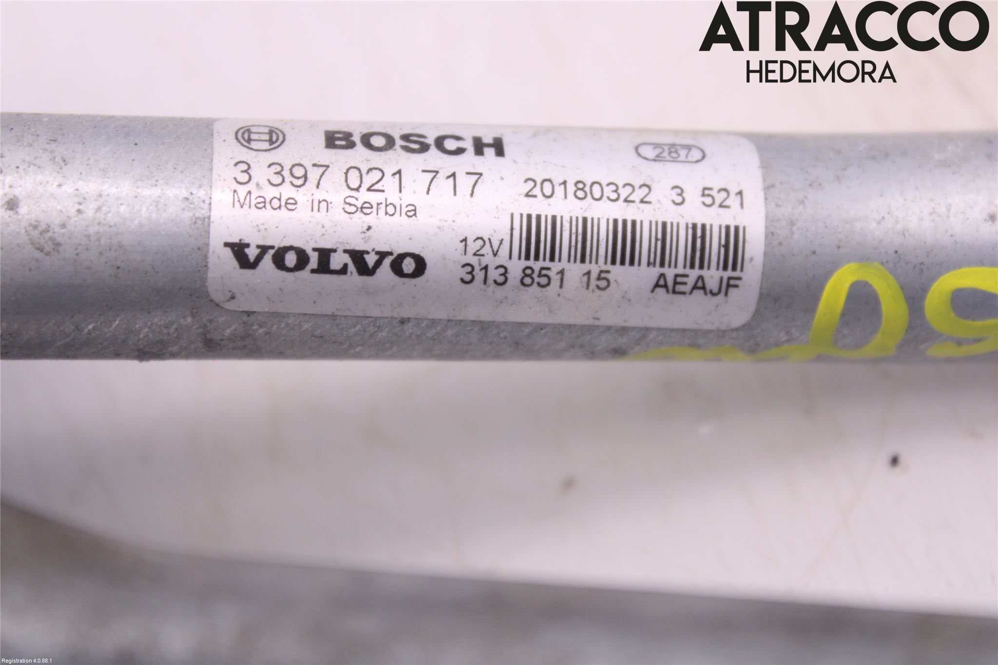 Volvo V90 17->> Torkarmekanism Vindruta