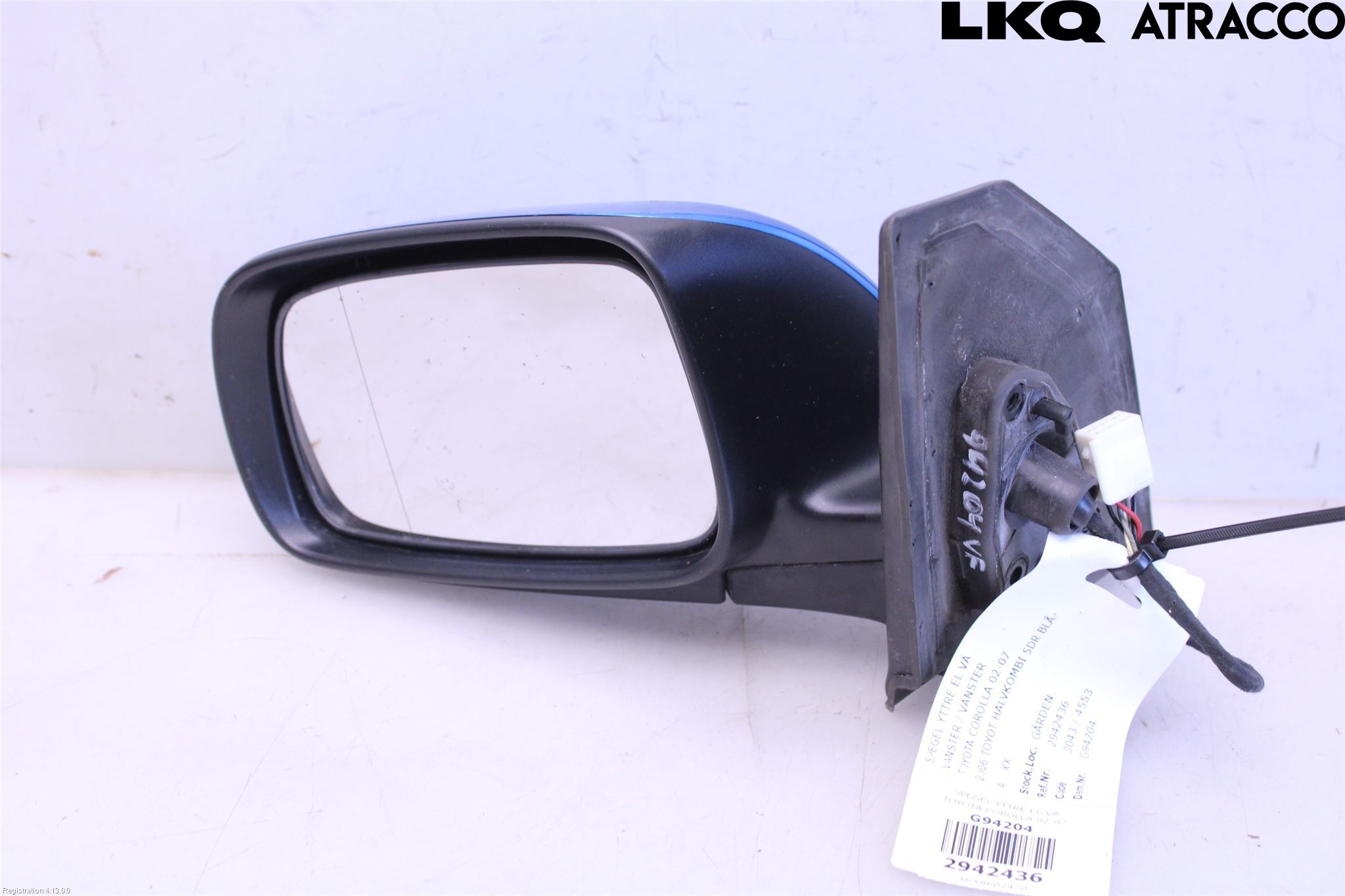 Toyota COROLLA 02-07 Spegel Yttre El Vä