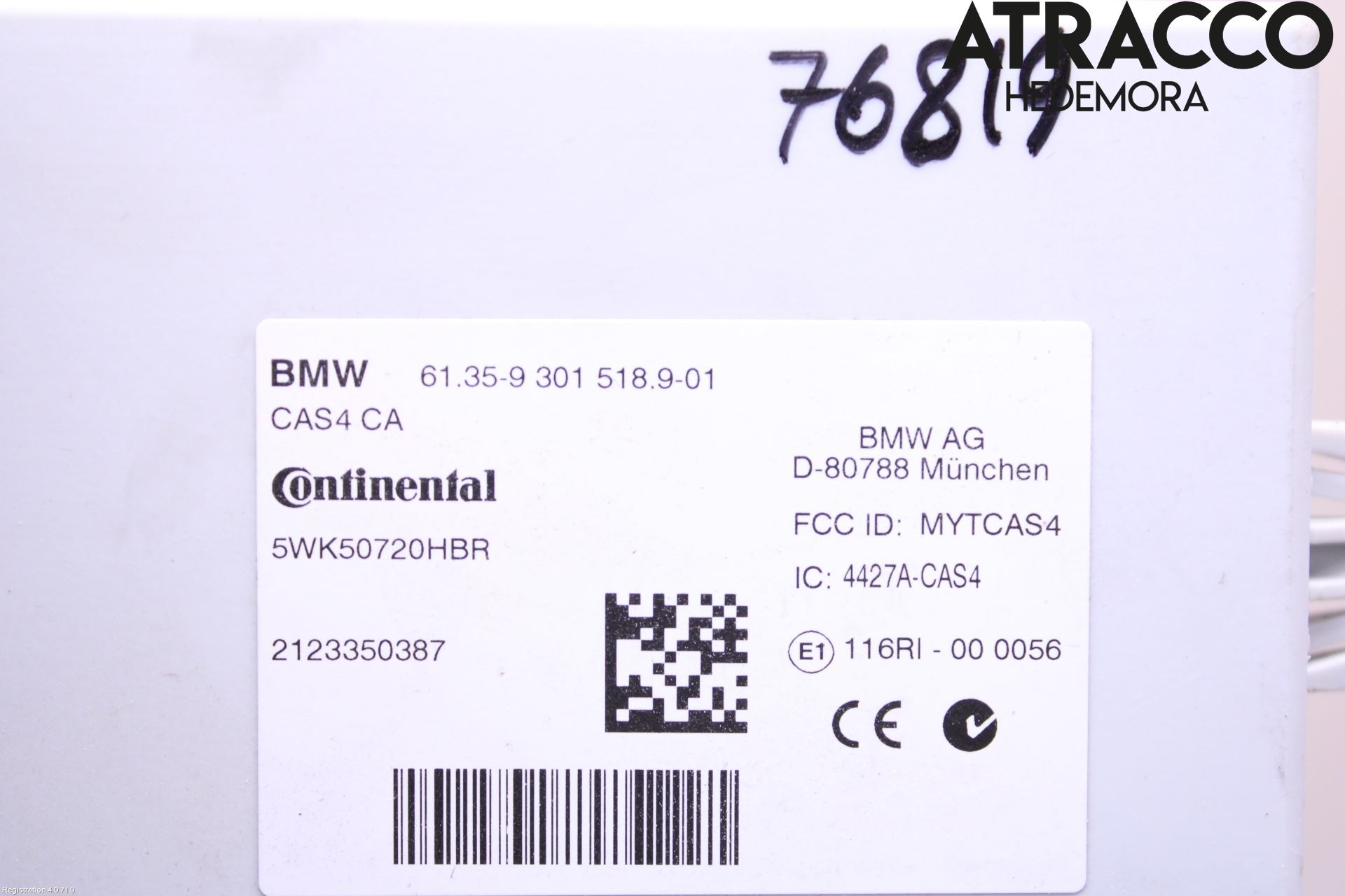 BMW 6 F12/F13 10-18 Styrenhet Övrigt