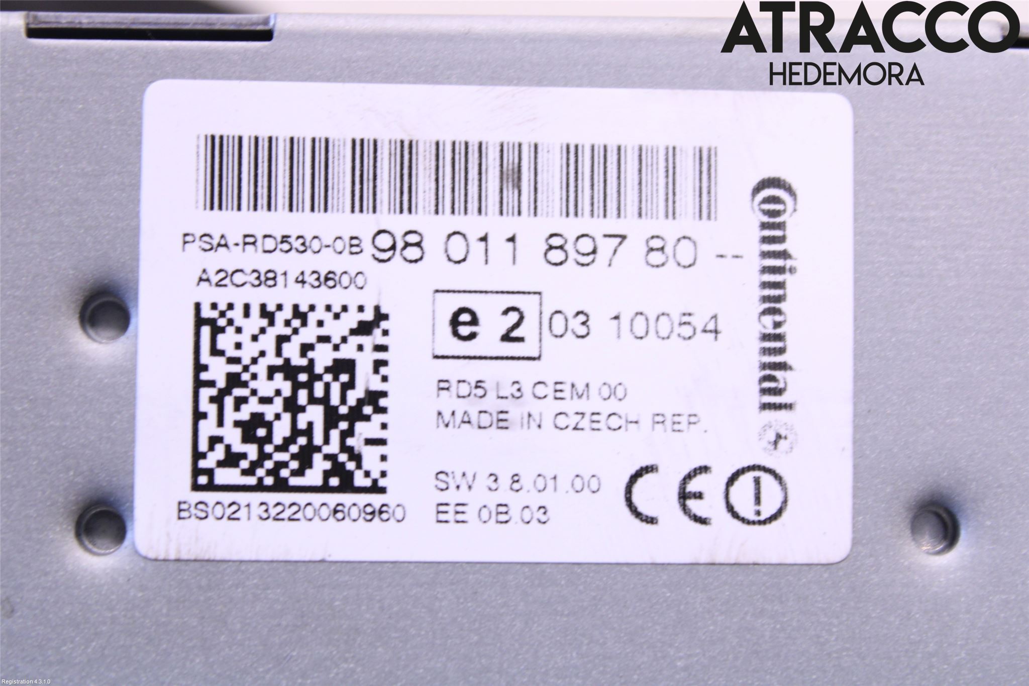 Citroen C4 II 11-18 Cd Radio - Multimediapanel
