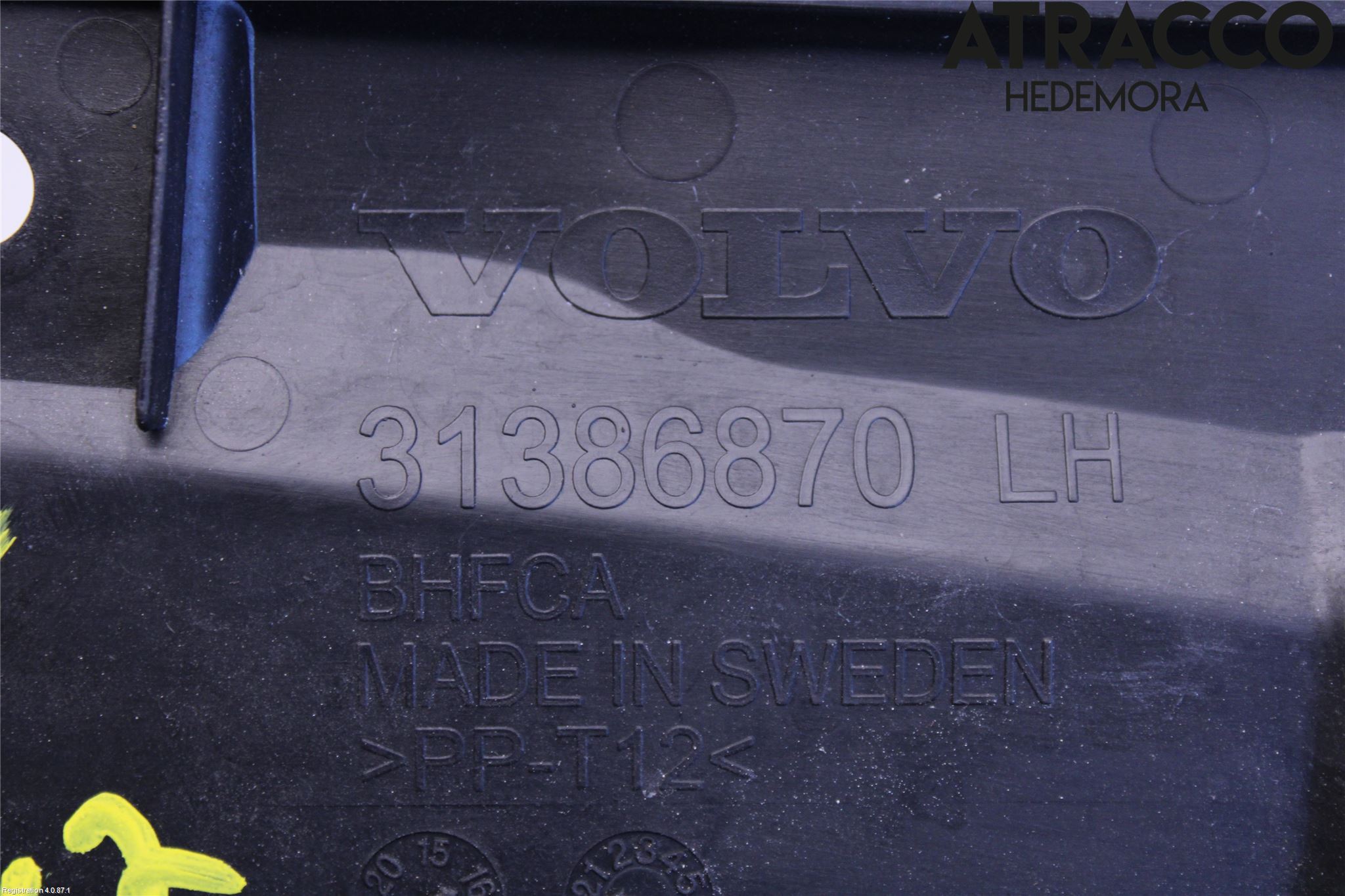 Volvo V90 17->> Torpedplåt-Torpedplast