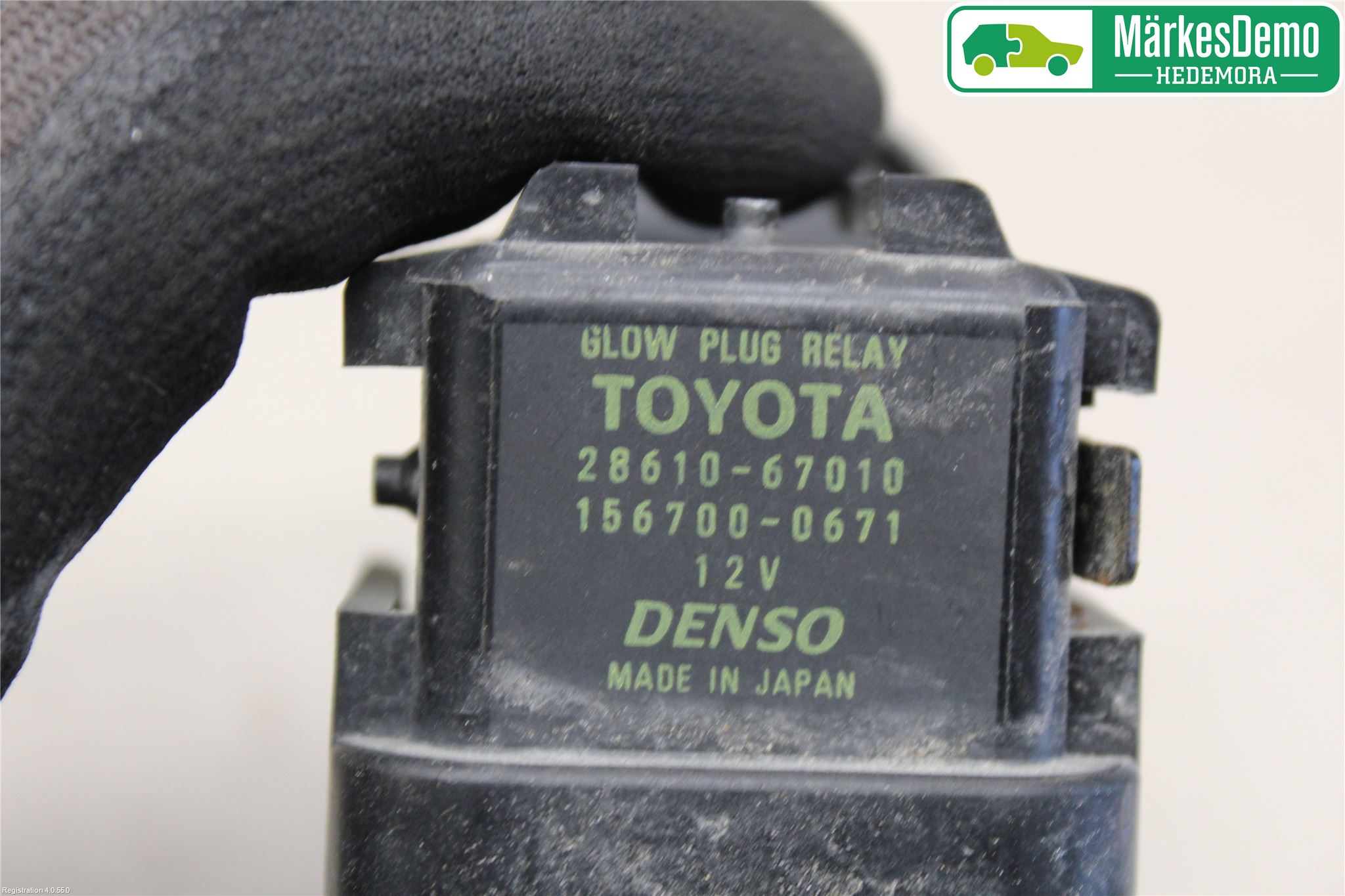 Toyota AURIS 10-12 Relä Glödning Diesel