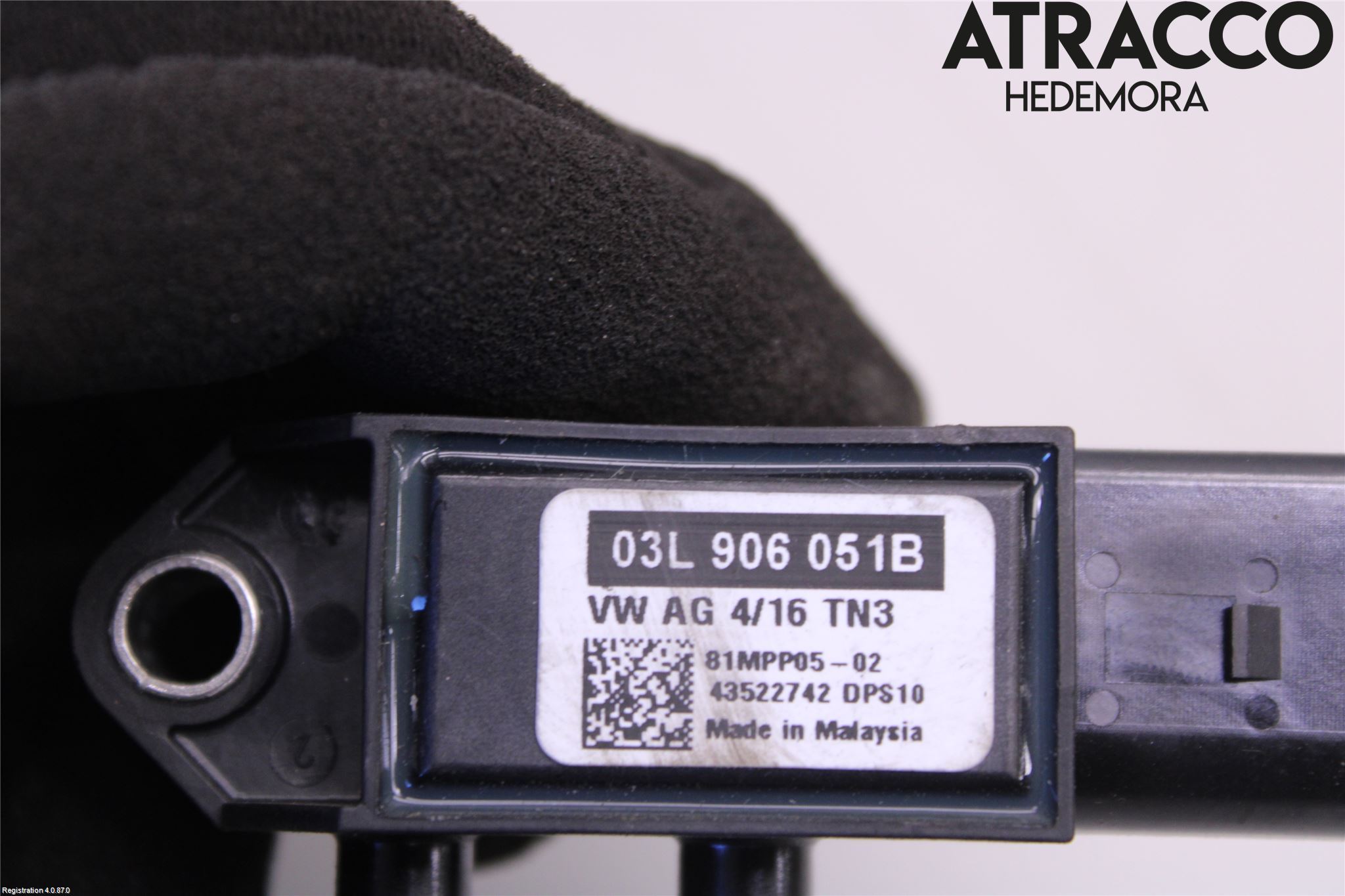 Audi Q3 8U 12-18 Givare Temp-Tryck Avgas