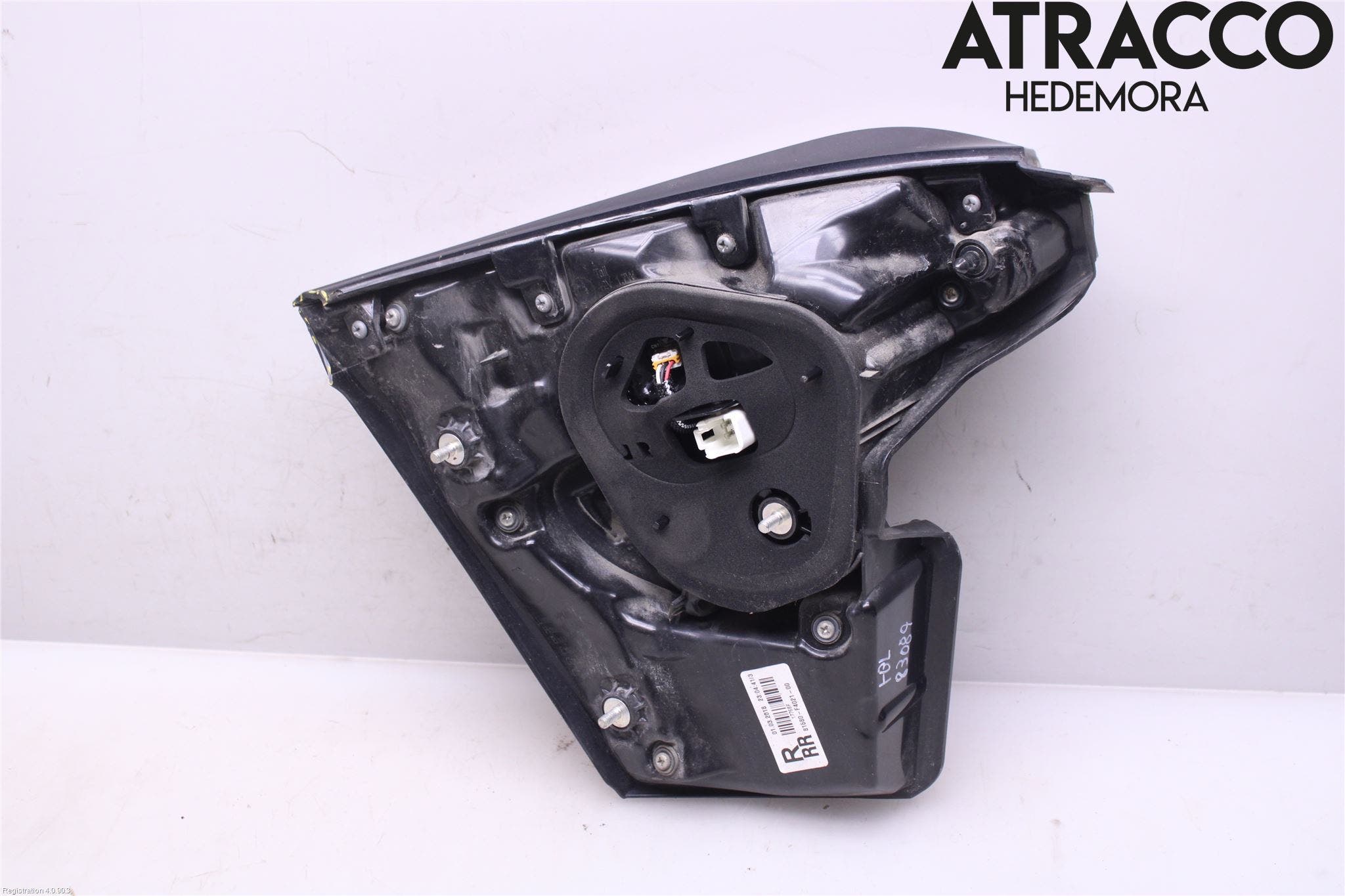 Toyota C-HR 16-23 Bakljus Lucka Hö