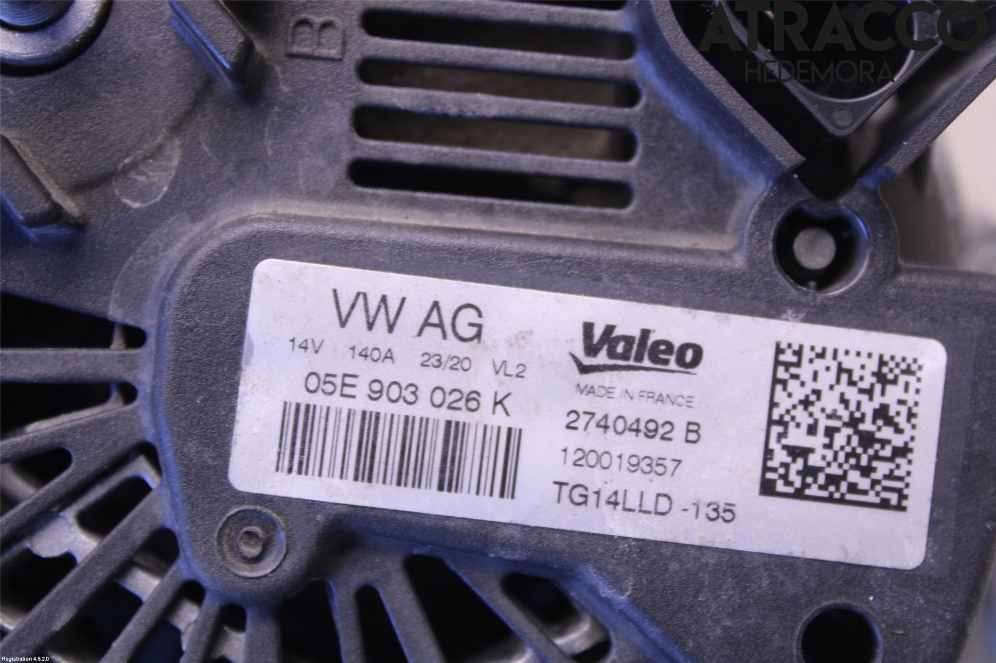 Audi Q2/SQ2 17- Generator