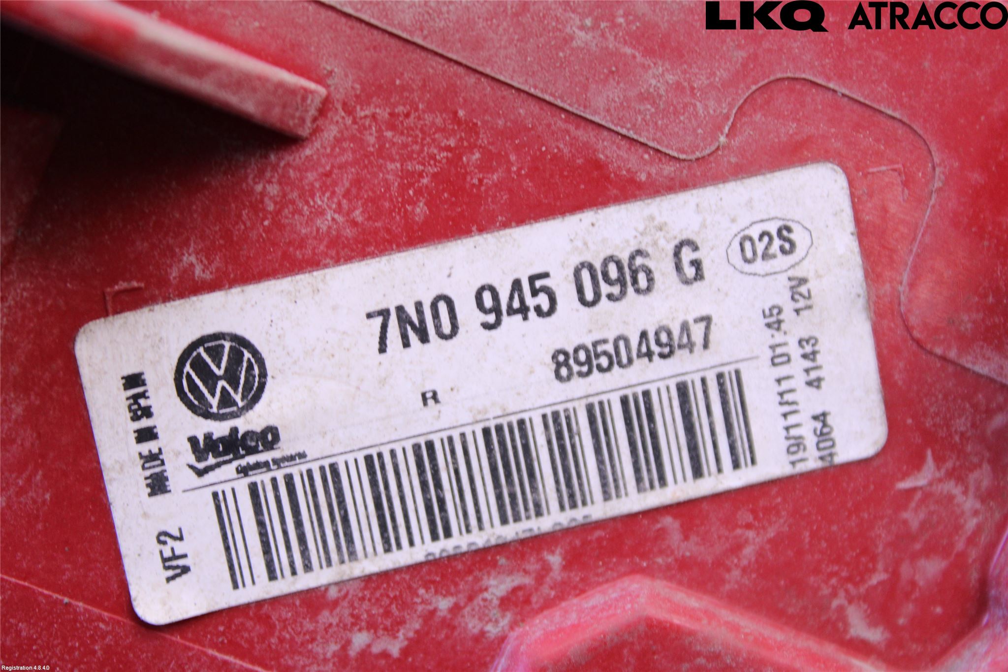 Volkswagen VW SHARAN 11- Bakljus Höger