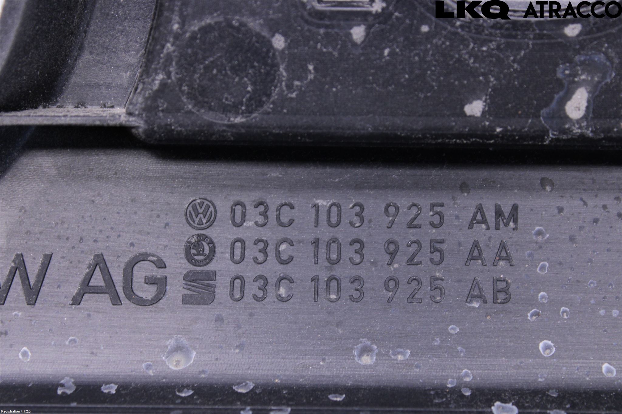 Volkswagen VW GOLF VI 09-13 Motorkåpa