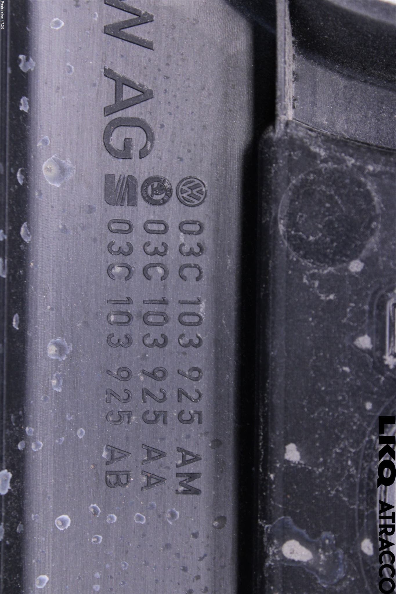 Volkswagen VW GOLF VI 09-13 Motorkåpa