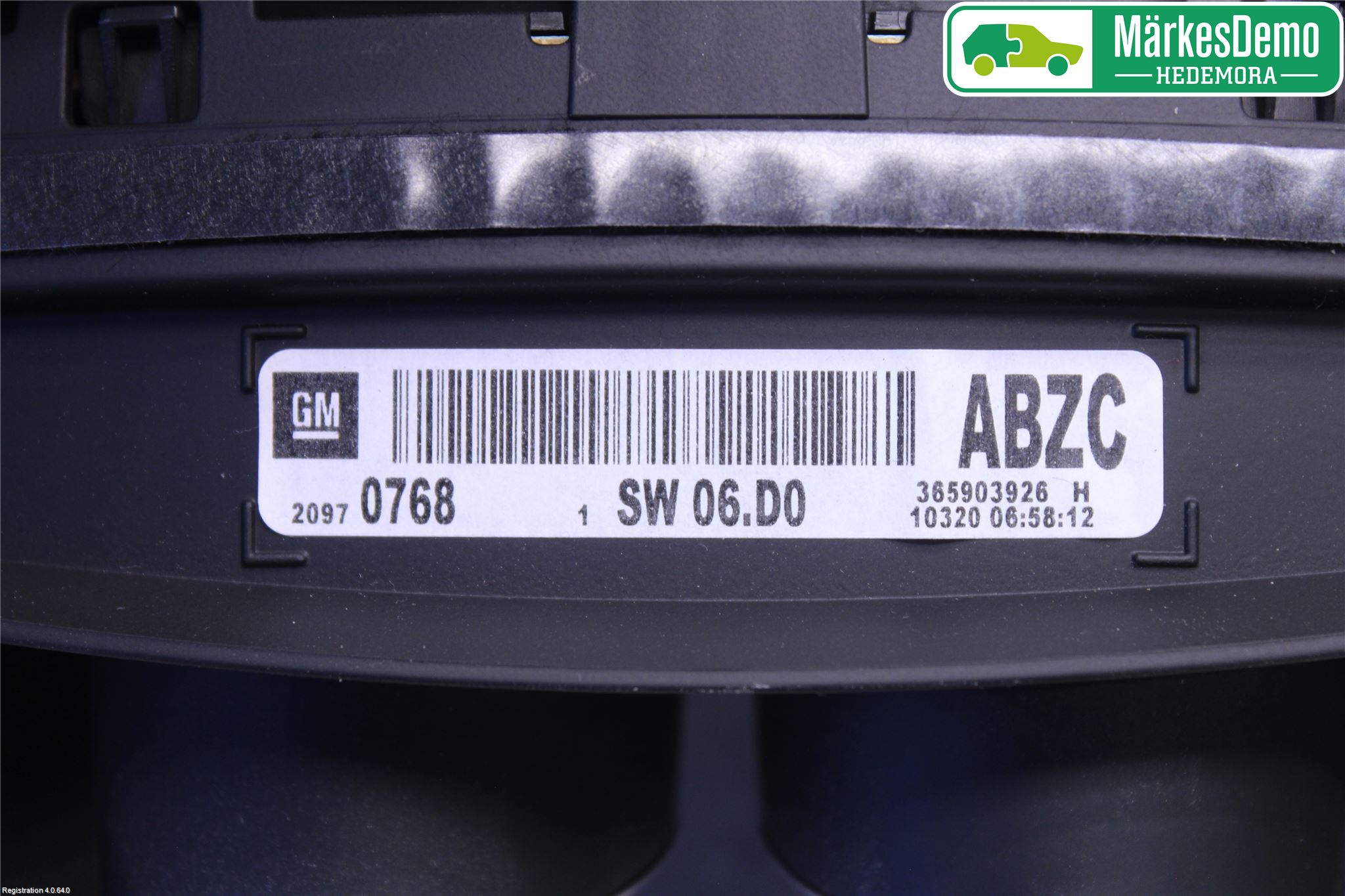 Opel INSIGNIA 09-16 Instrument Komb