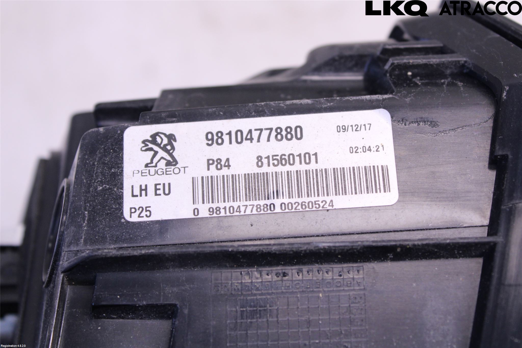 Peugeot 3008 17-24 Bakljus Lucka Vä