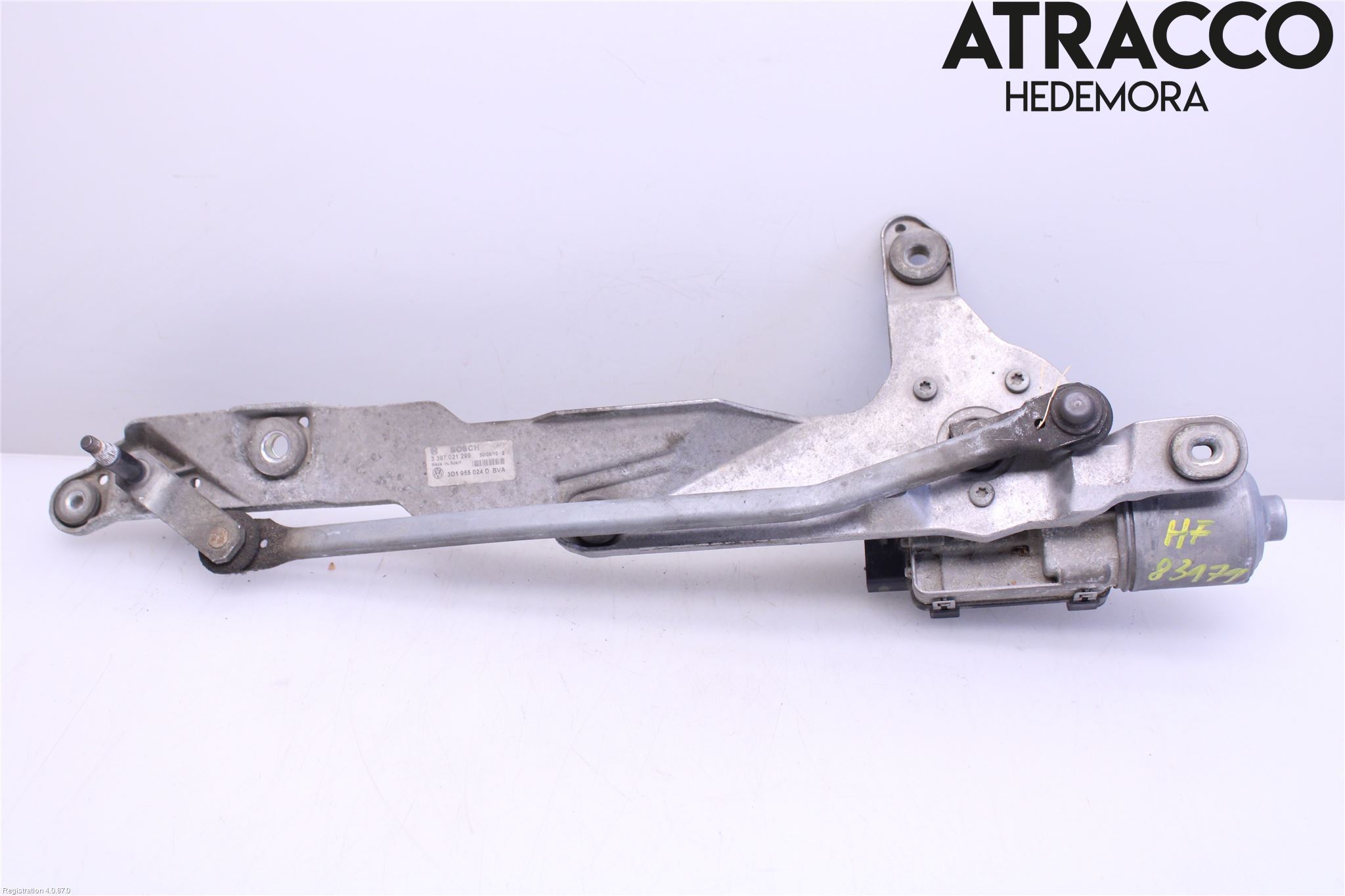 Volkswagen VW PHAETON Torkarmotor Vindruta