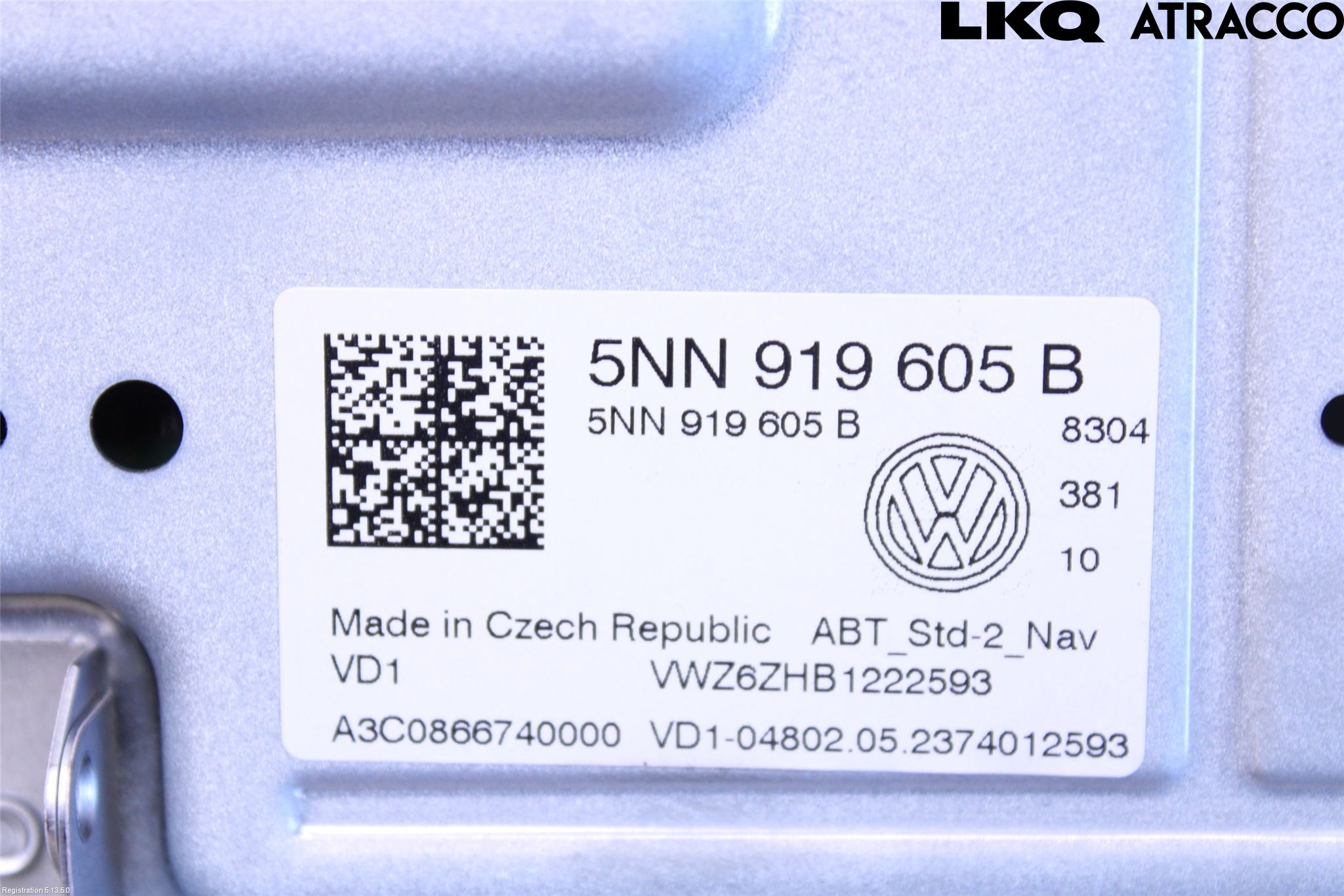 Volkswagen VW CRAFTER II / E-CRAFTER 17- Cd Radio - Multimediapanel