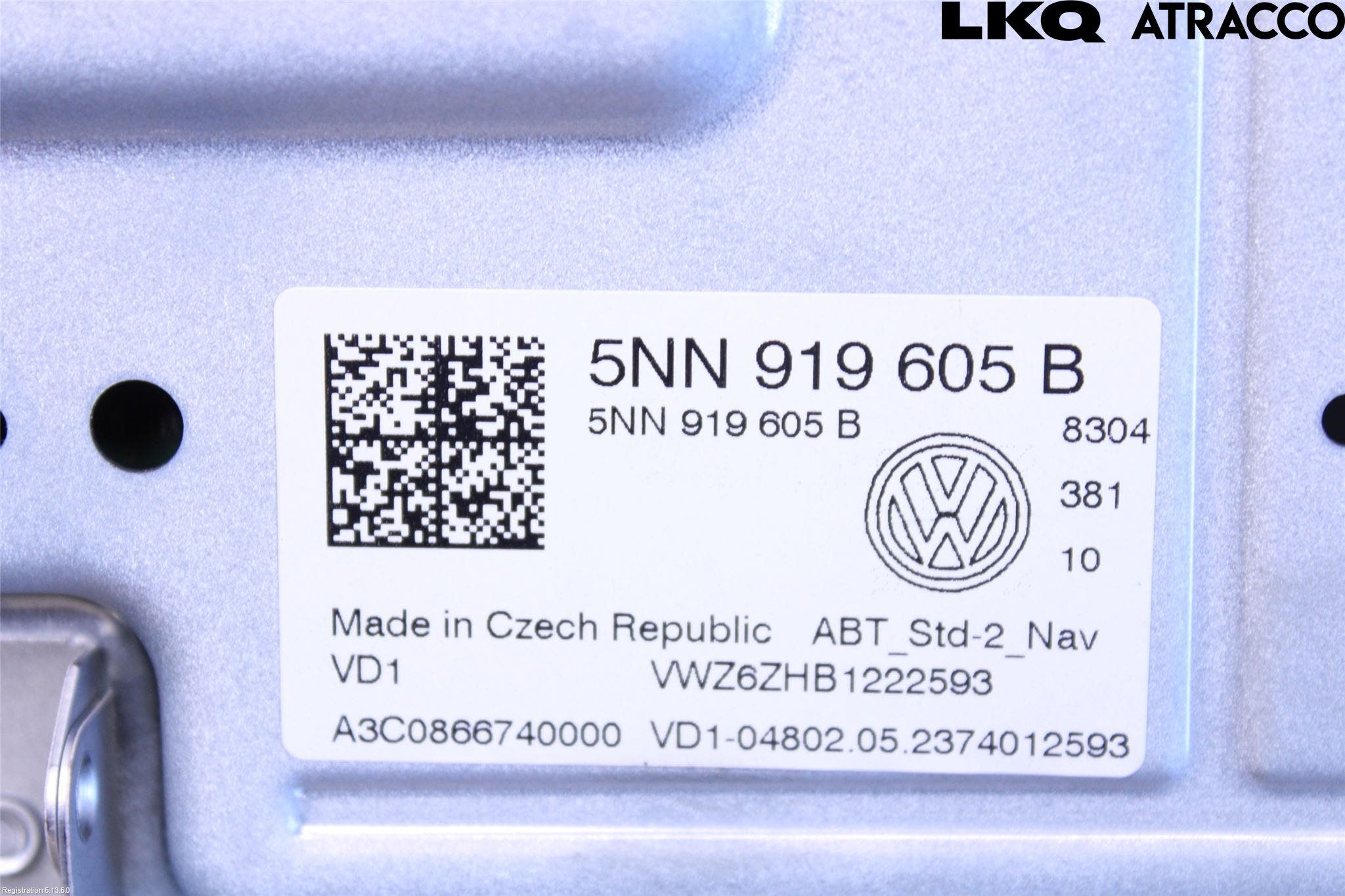 Volkswagen VW CRAFTER II / E-CRAFTER 17- Cd Radio - Multimediapanel