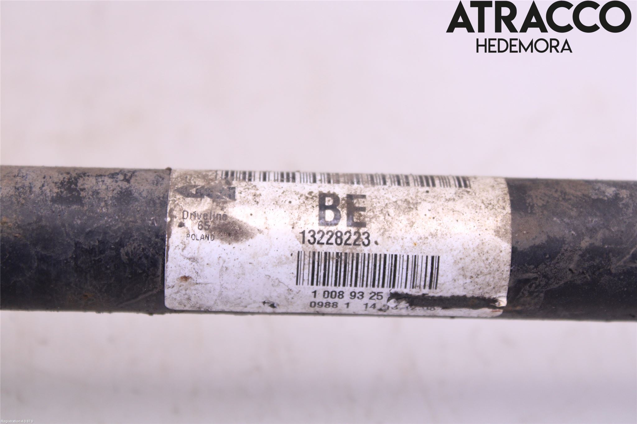 Saab 9-5 10-12 Drivaxel Bak Vänster