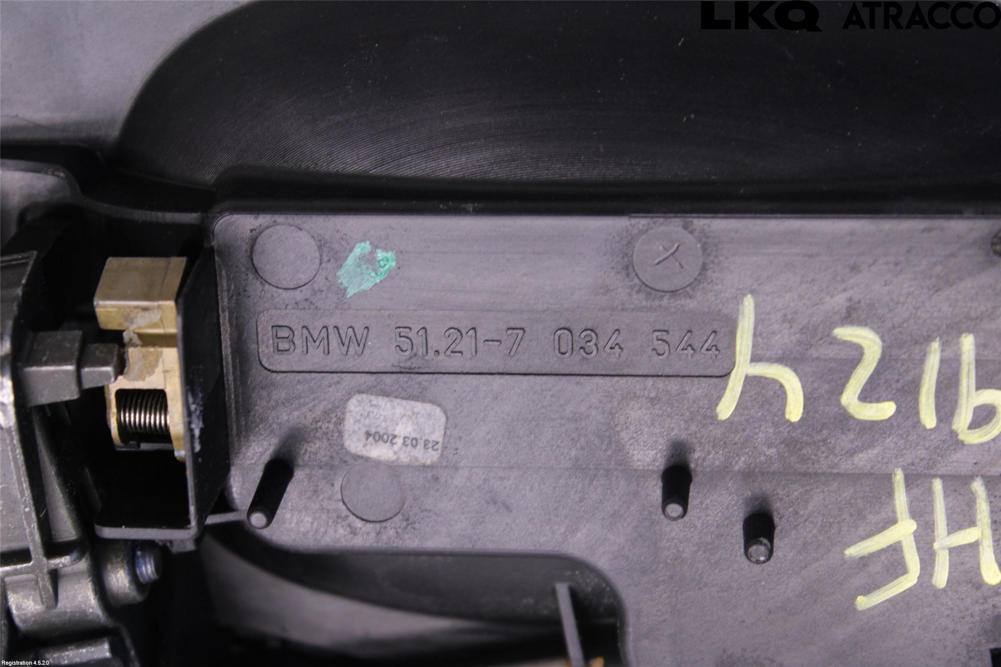 BMW 5 E60/61 Sed/Tou 02-10 Dörrhandtag Yttre Hö