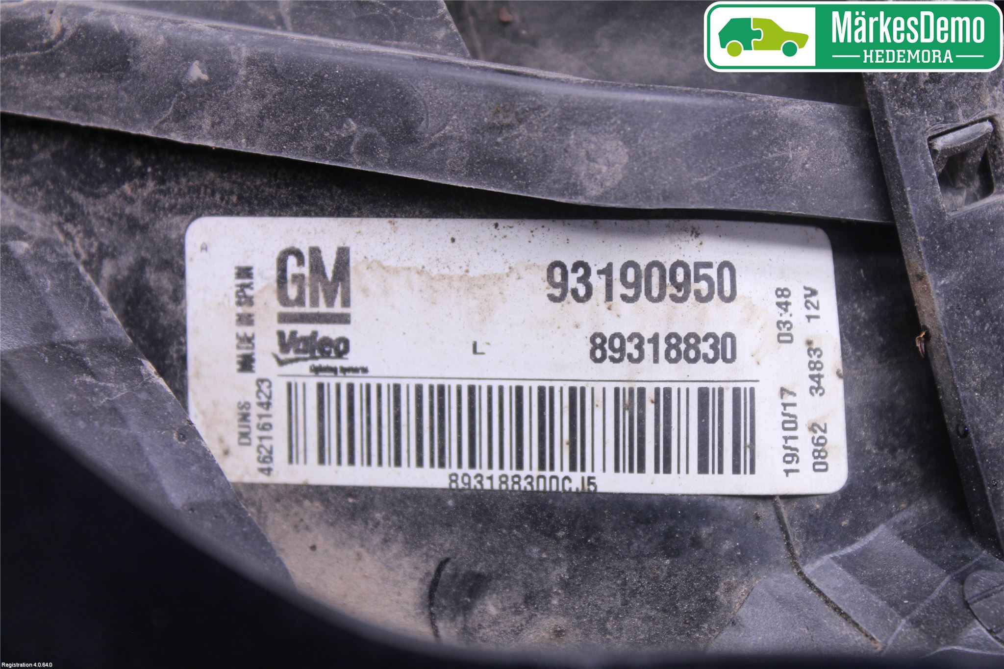 Opel CORSA D 07-14 Bakljus Vänster