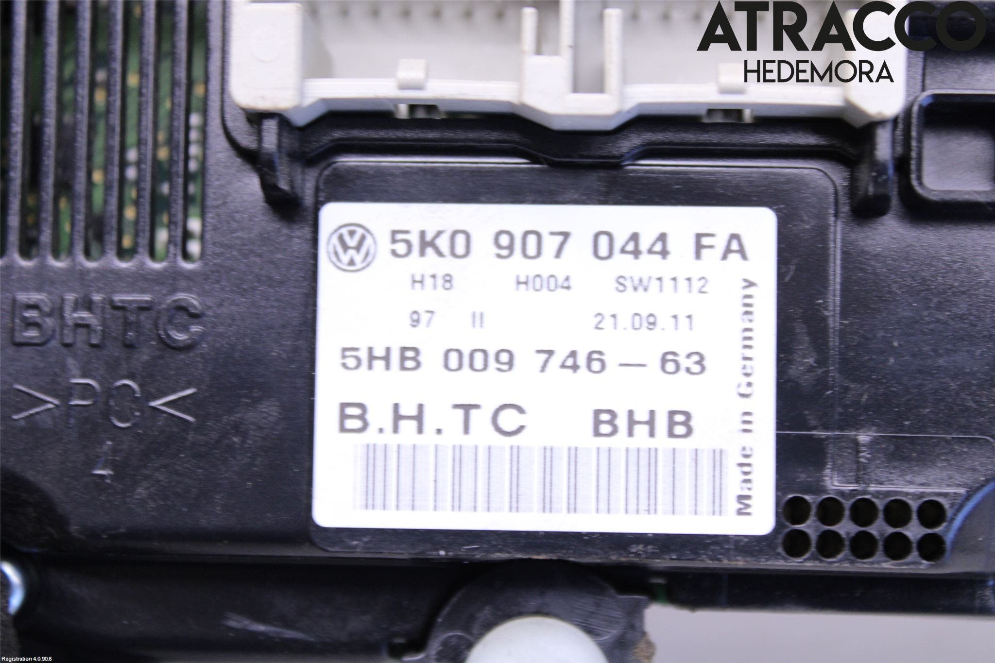 Volkswagen VW PASSAT CC 08-16 Ac Styrenhet Ac Manöveren