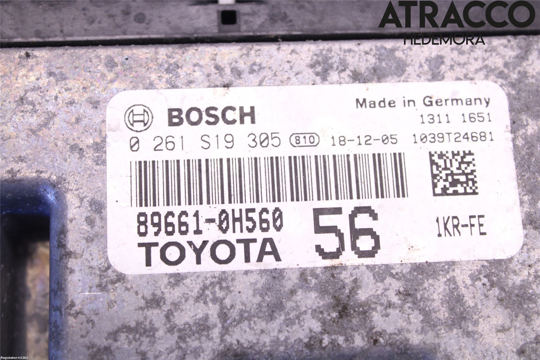 Toyota AYGO 15-21 Styrenhet Insprut Bensin