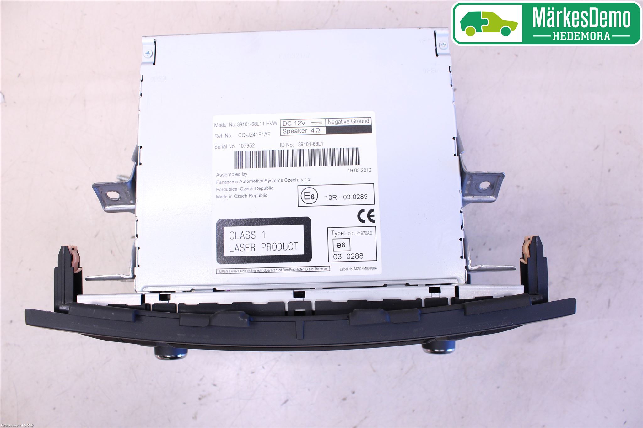 Suzuki SWIFT 11-16 Cd Radio - Multimediapanel