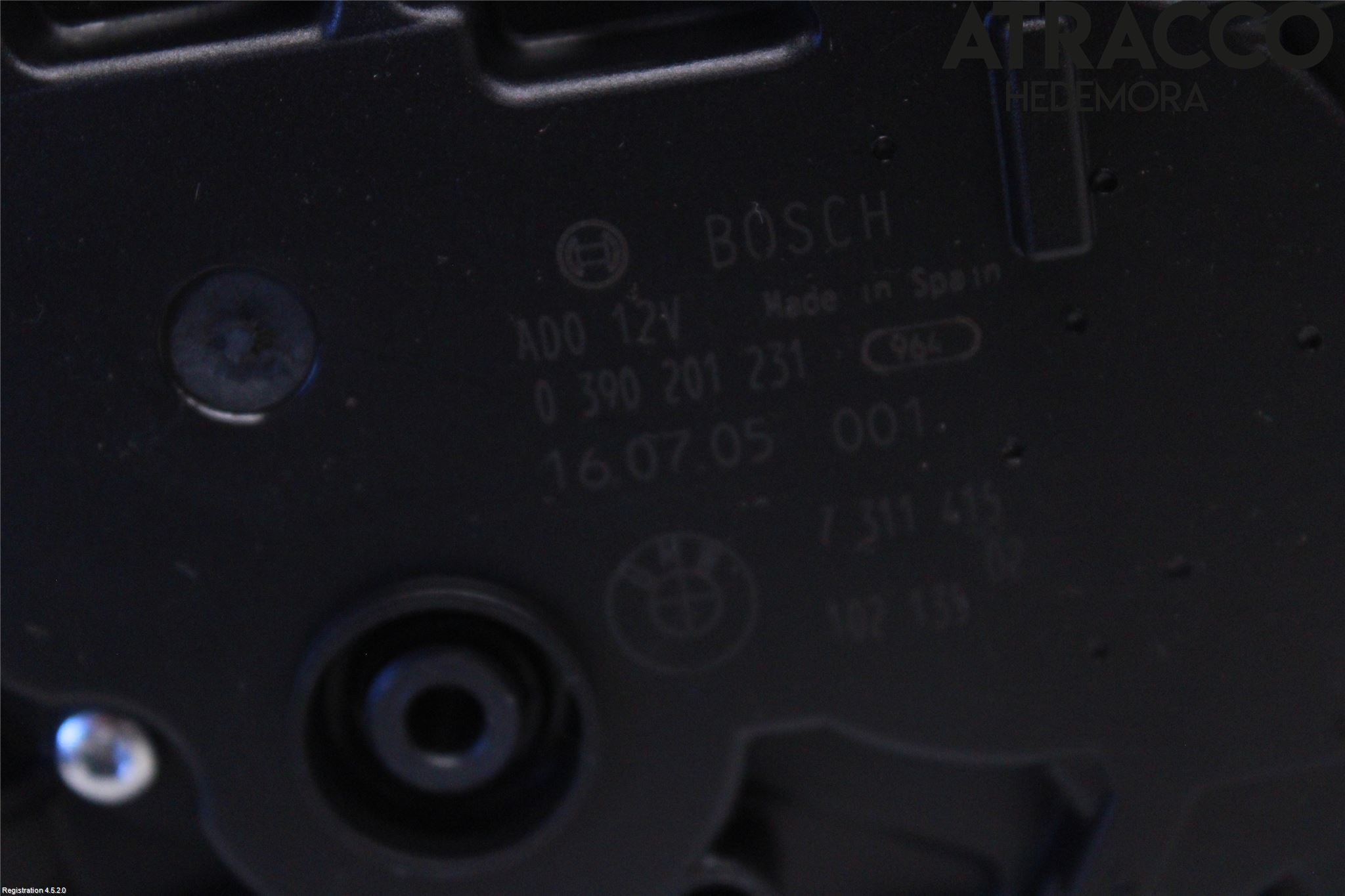 BMW 5 F10/F11/F18 09-17 Torkarmotor Baklucka