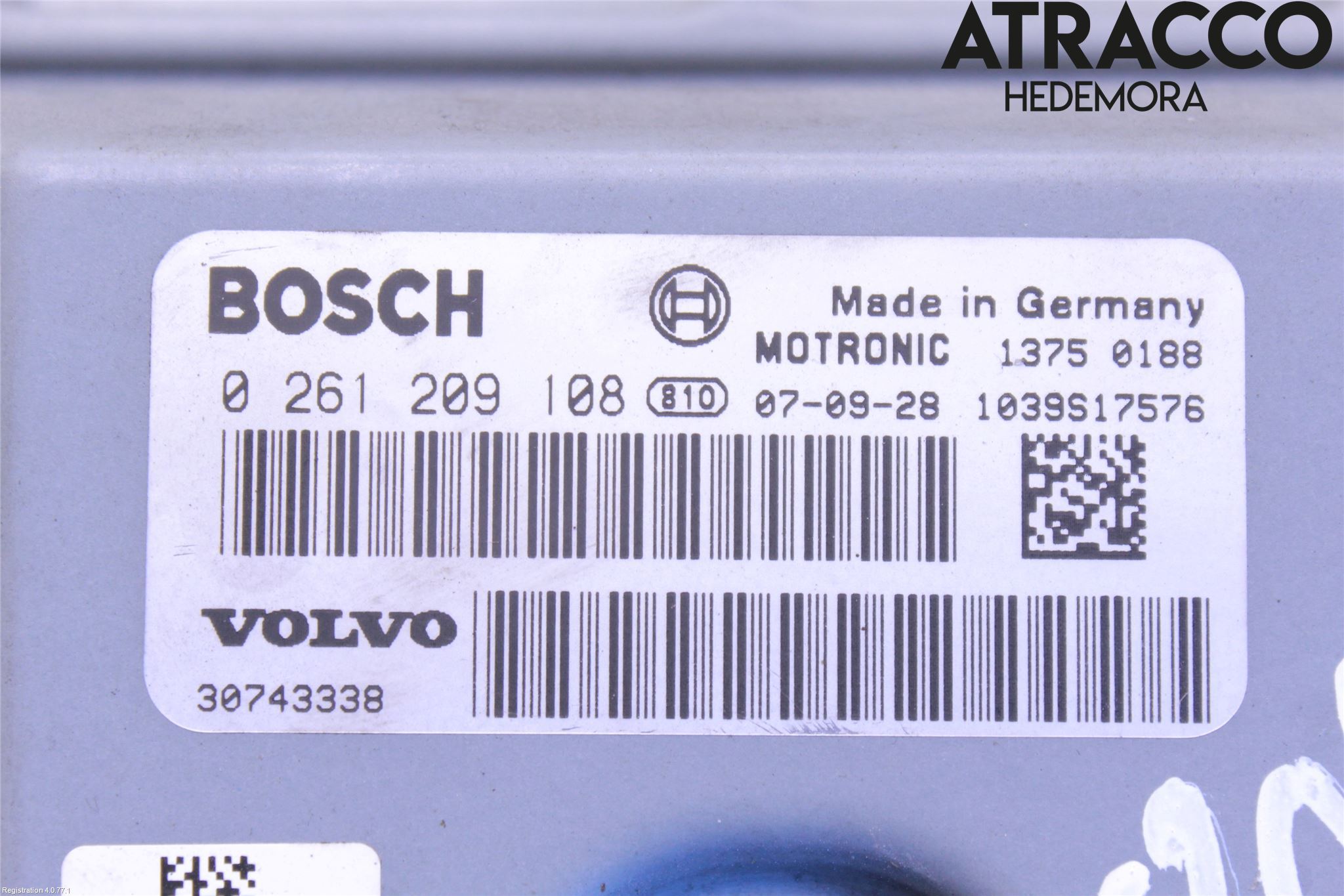 Volvo V70 08-13 Styrenhet Insprut Bensin