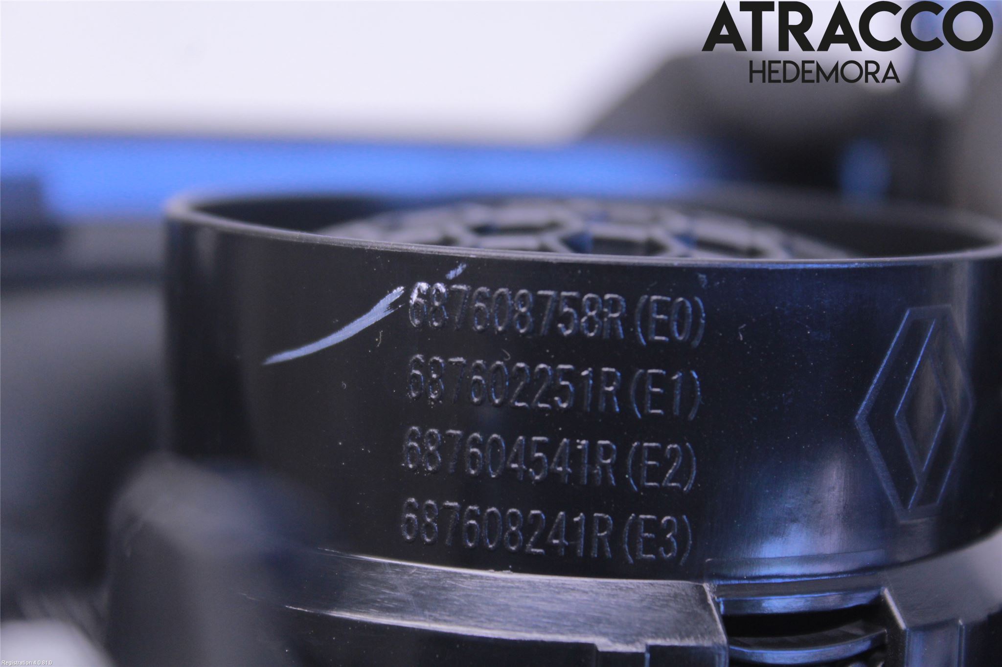 Dacia SANDERO/STEPWAY 13-20 Defrosterkanal-Munstycke