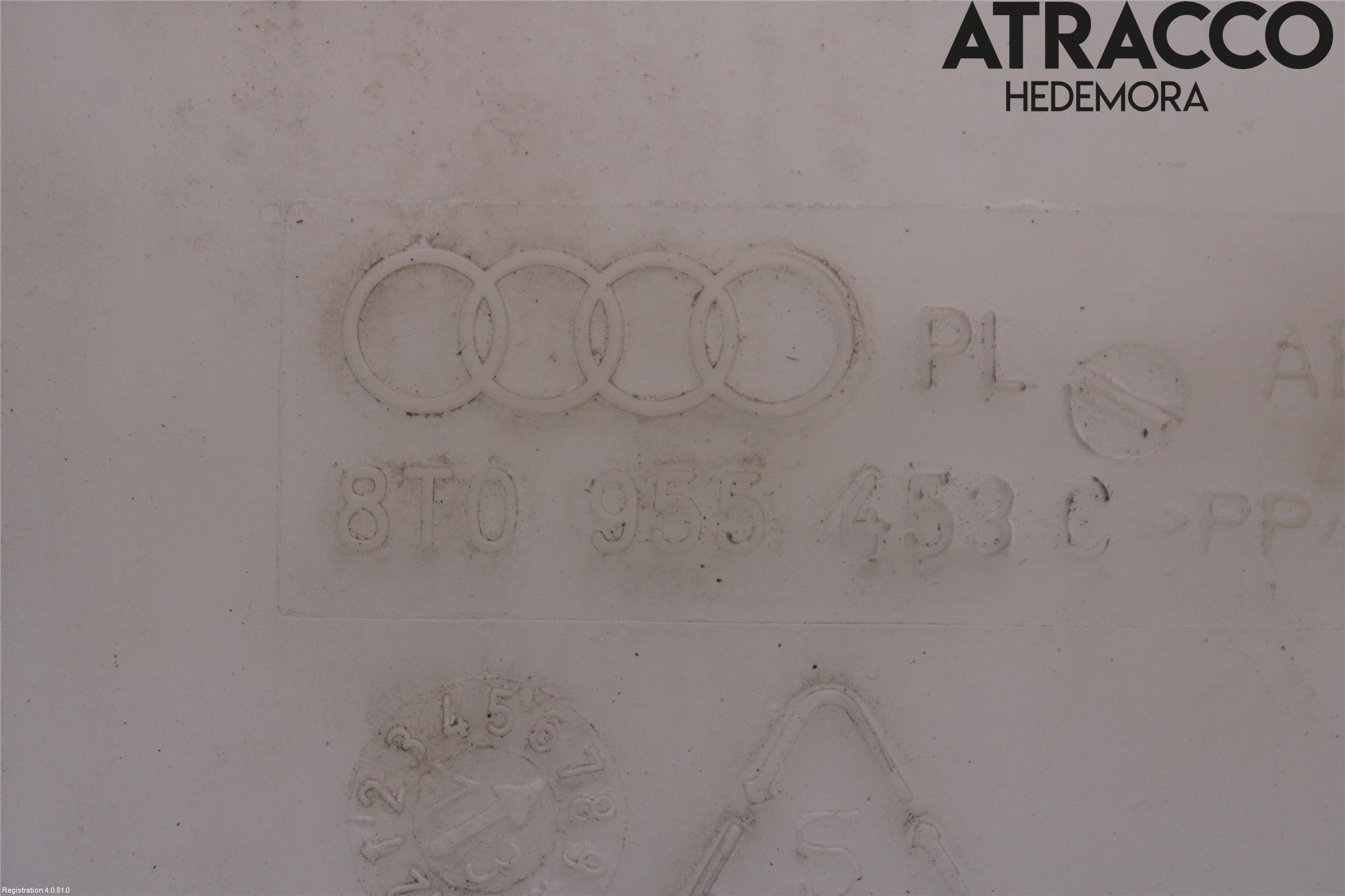 Audi A4 ALLROAD 09-16 Spolartank Vindruta-Strål