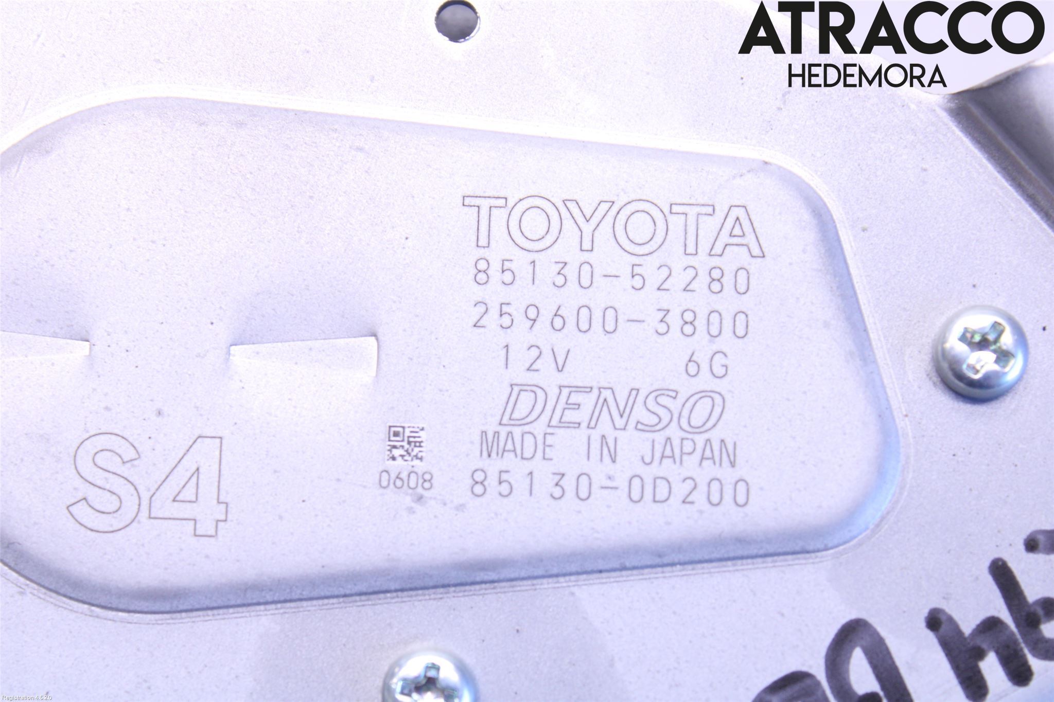 Toyota YARIS CROSS XP21 21- Torkarmotor Baklucka