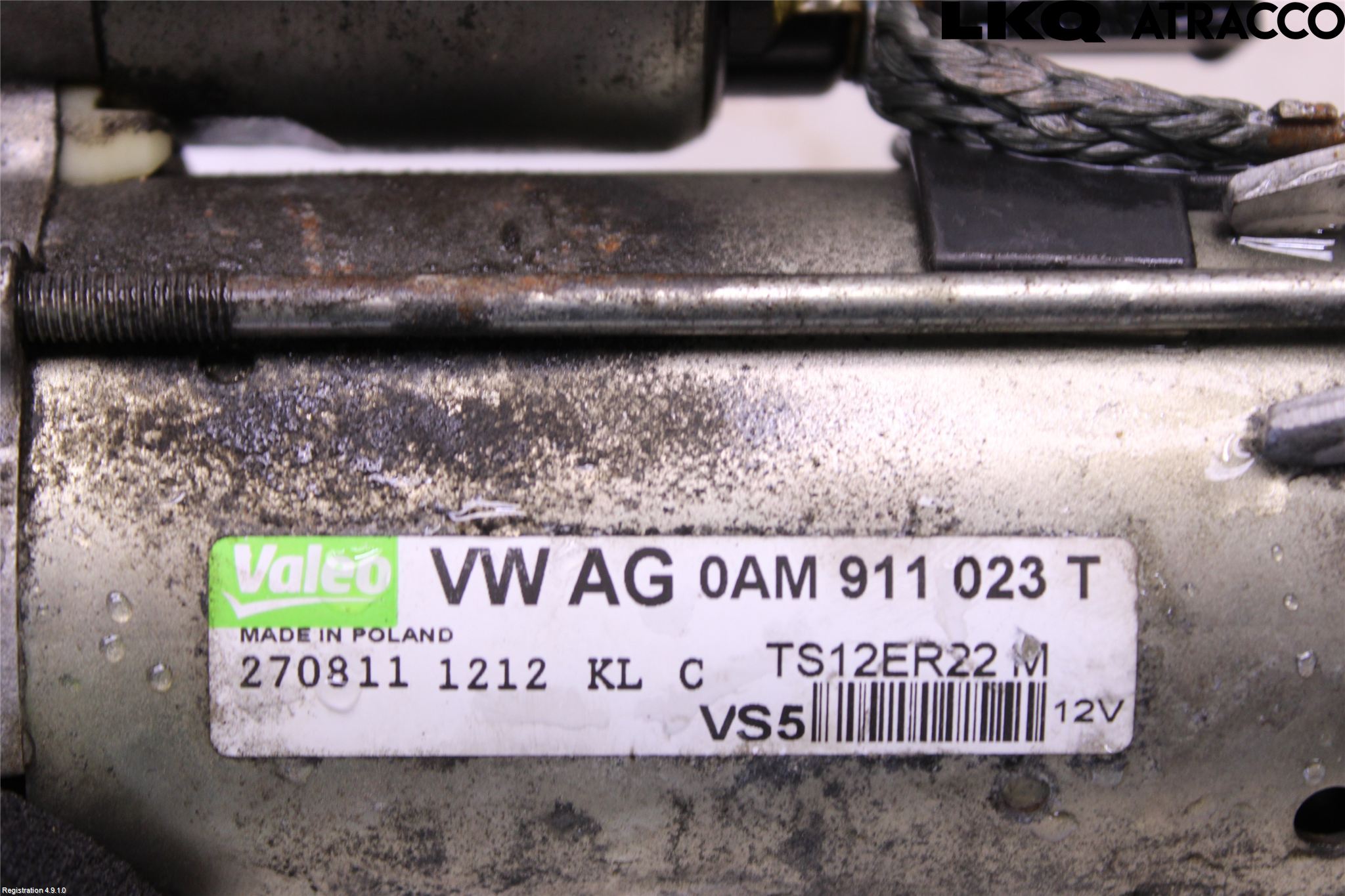 Volkswagen VW PASSAT 11-14 Startmotor