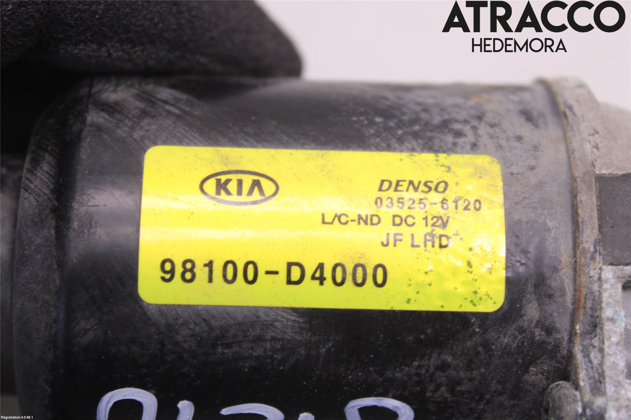 Kia OPTIMA 16-20 Torkarmotor Vindruta