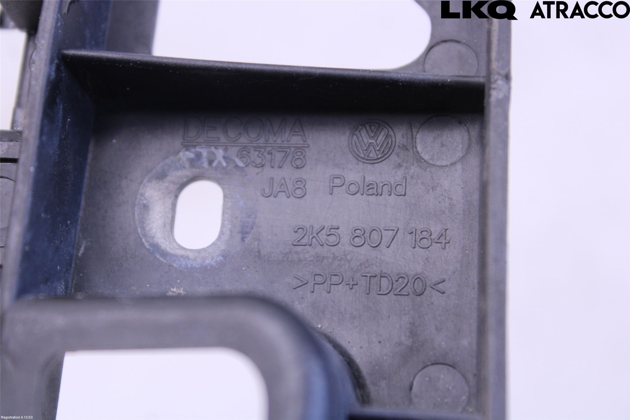 Volkswagen VW CADDY 11-15 Stötfångarfäste Fram Hö