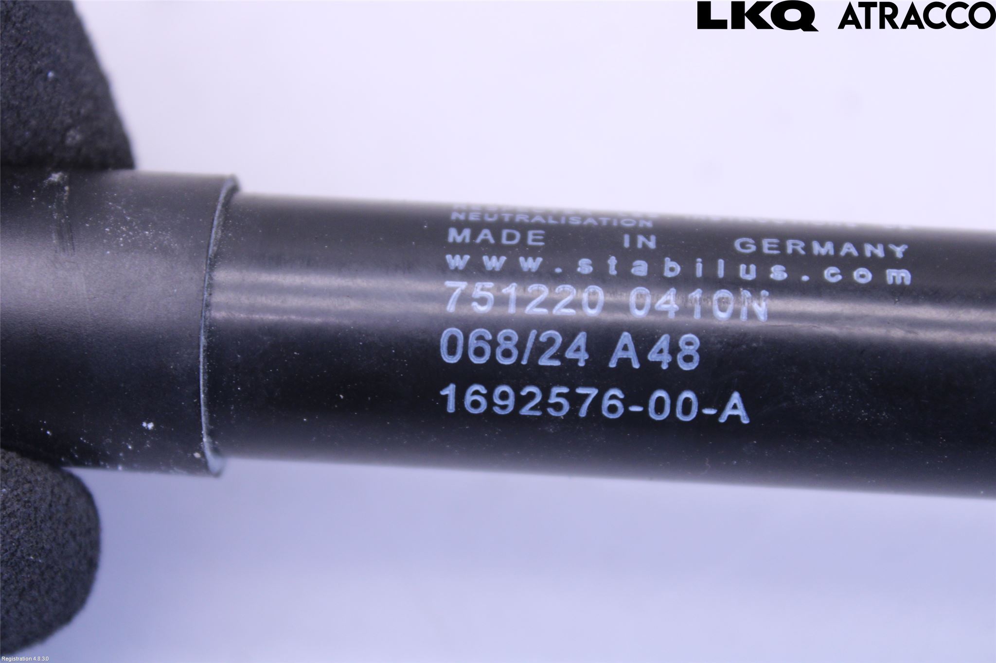 Tesla MODEL Y 21- Gasfjäder Motorhuv