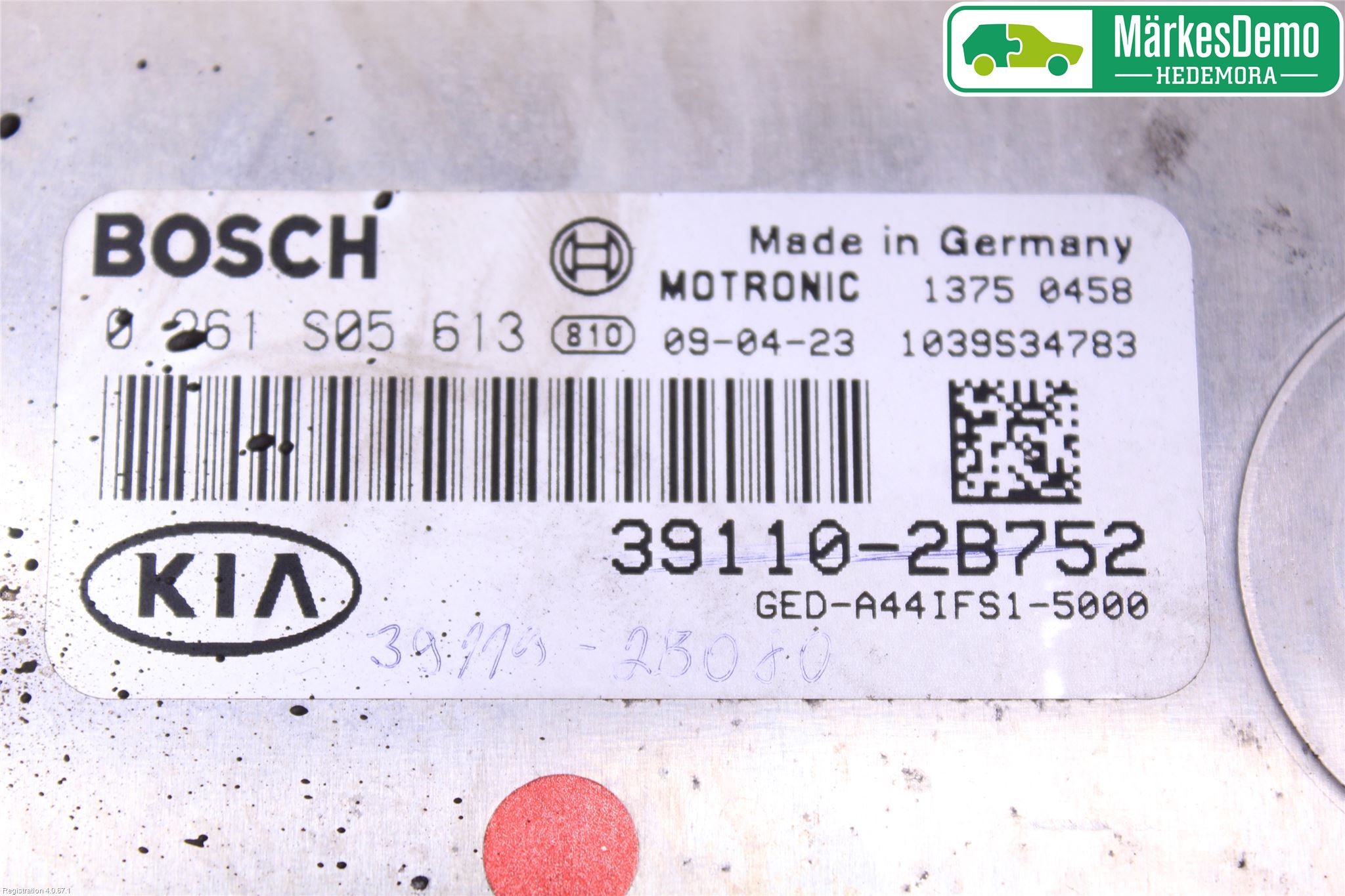 Kia CEED 06-12 Styrenhet Insprut Bensin