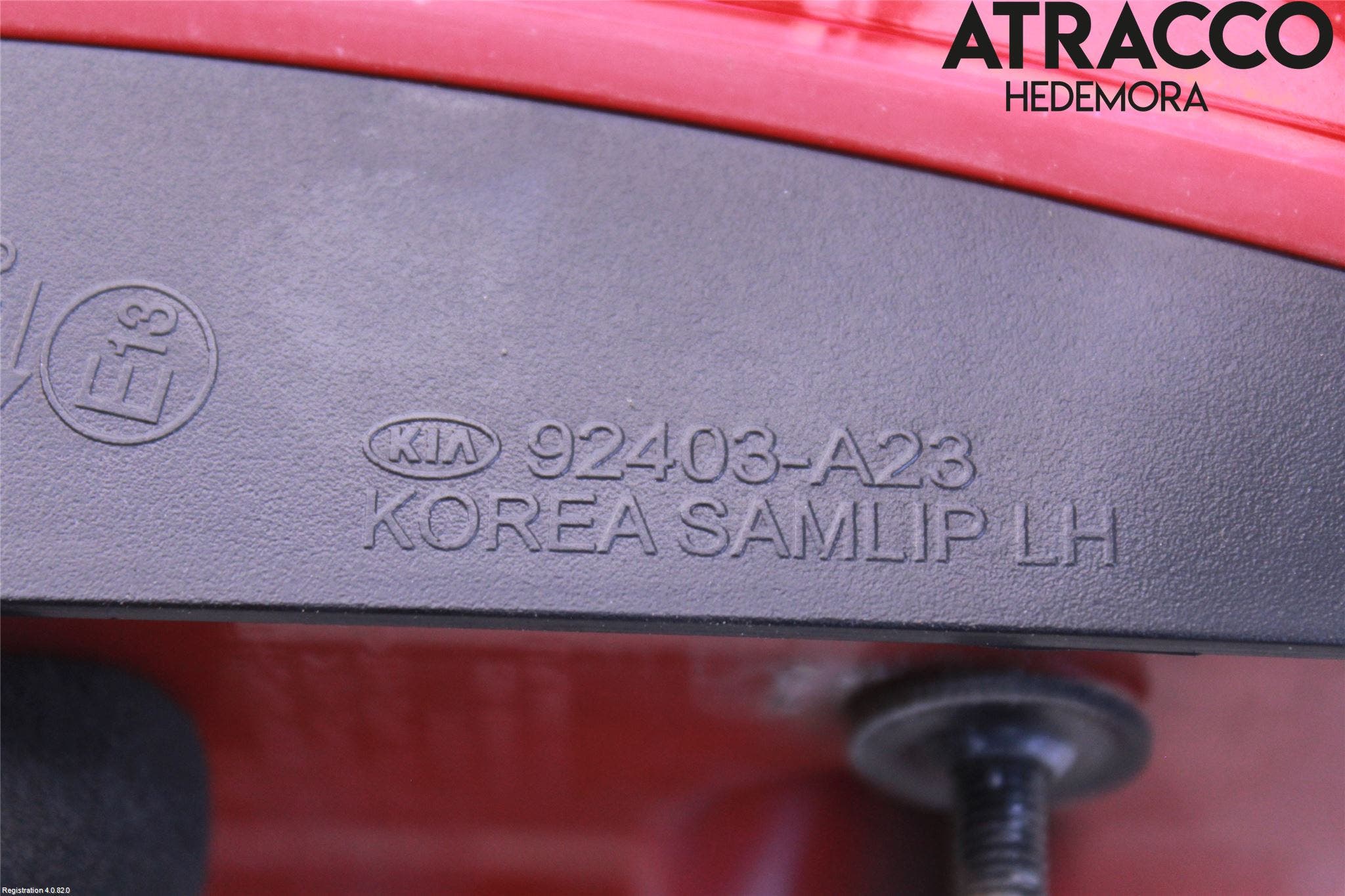 Kia CEED 12-18 Bakljus Lucka Vä