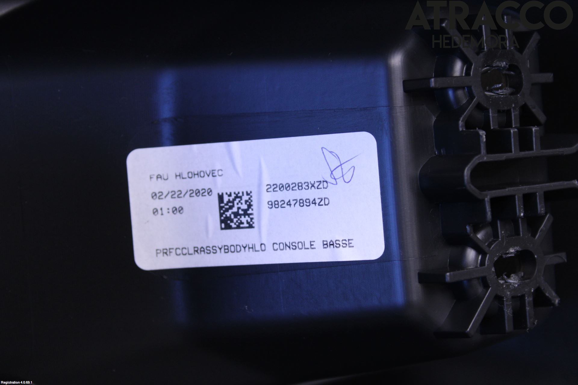 Peugeot 208/E-208 20- Inr Tunnelfack