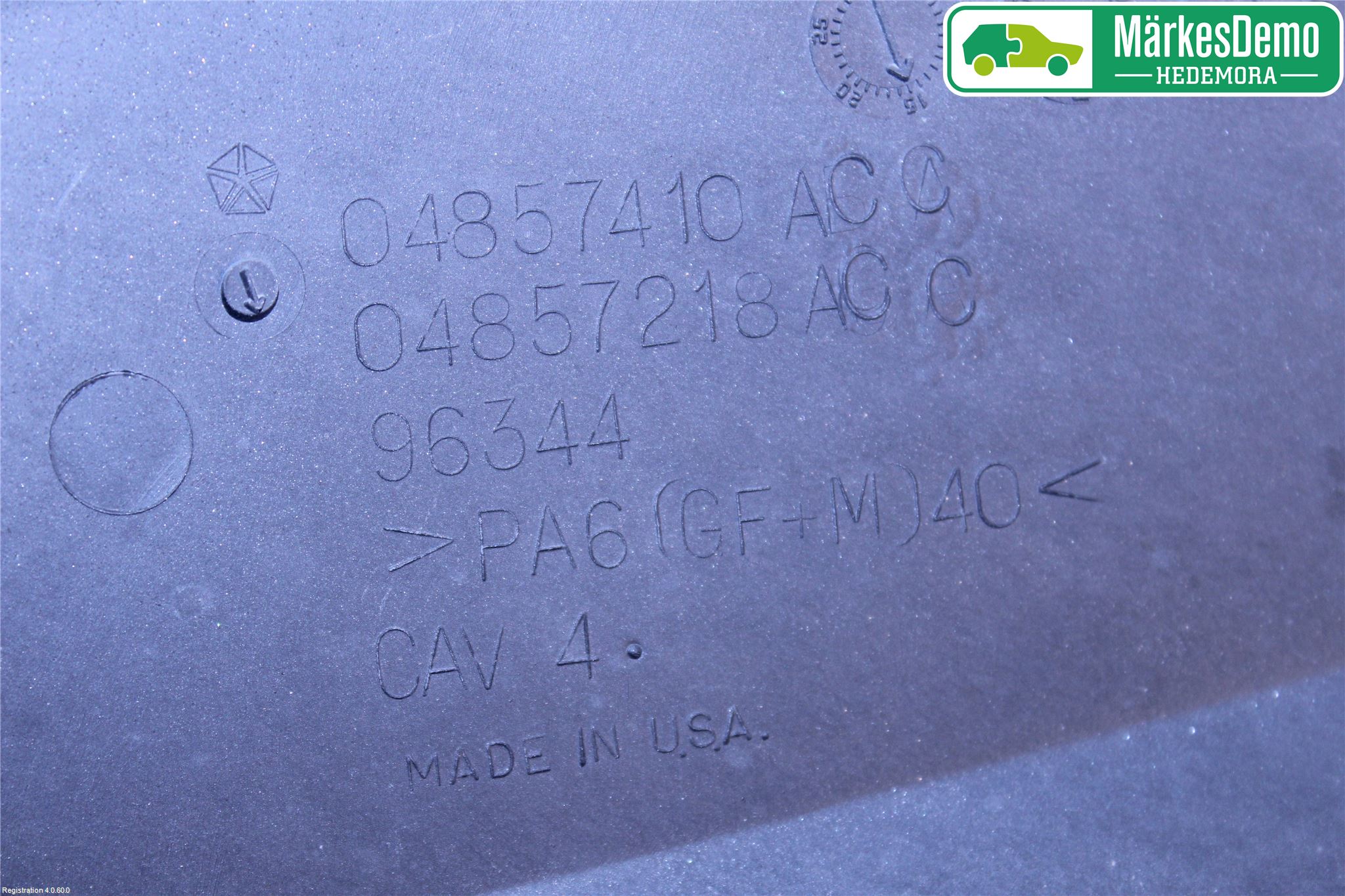 Chrysler CHR VOYAGER     04-07 Täckplast Front